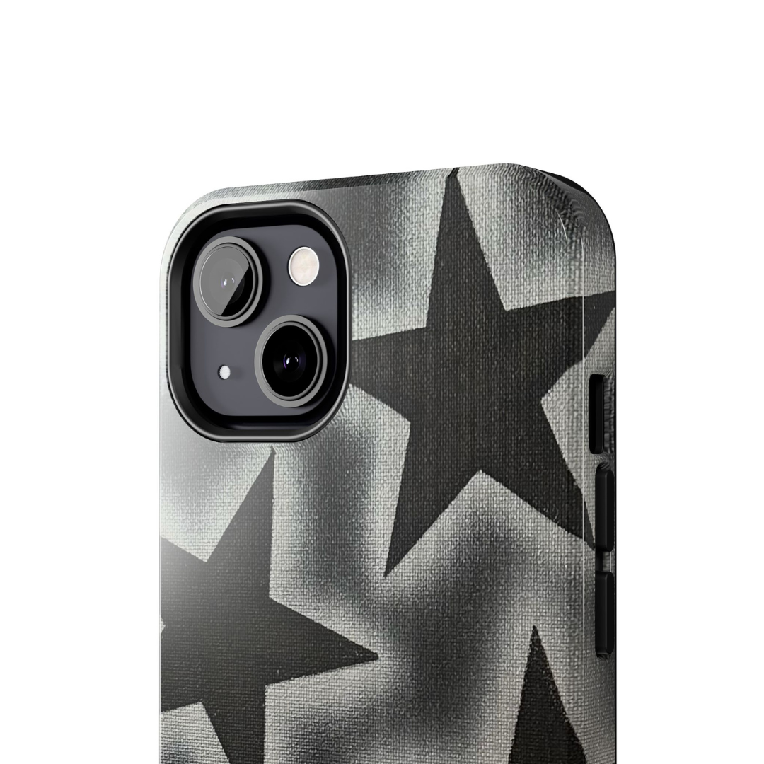 "Chrome Stars" Airbrush iPhone Case