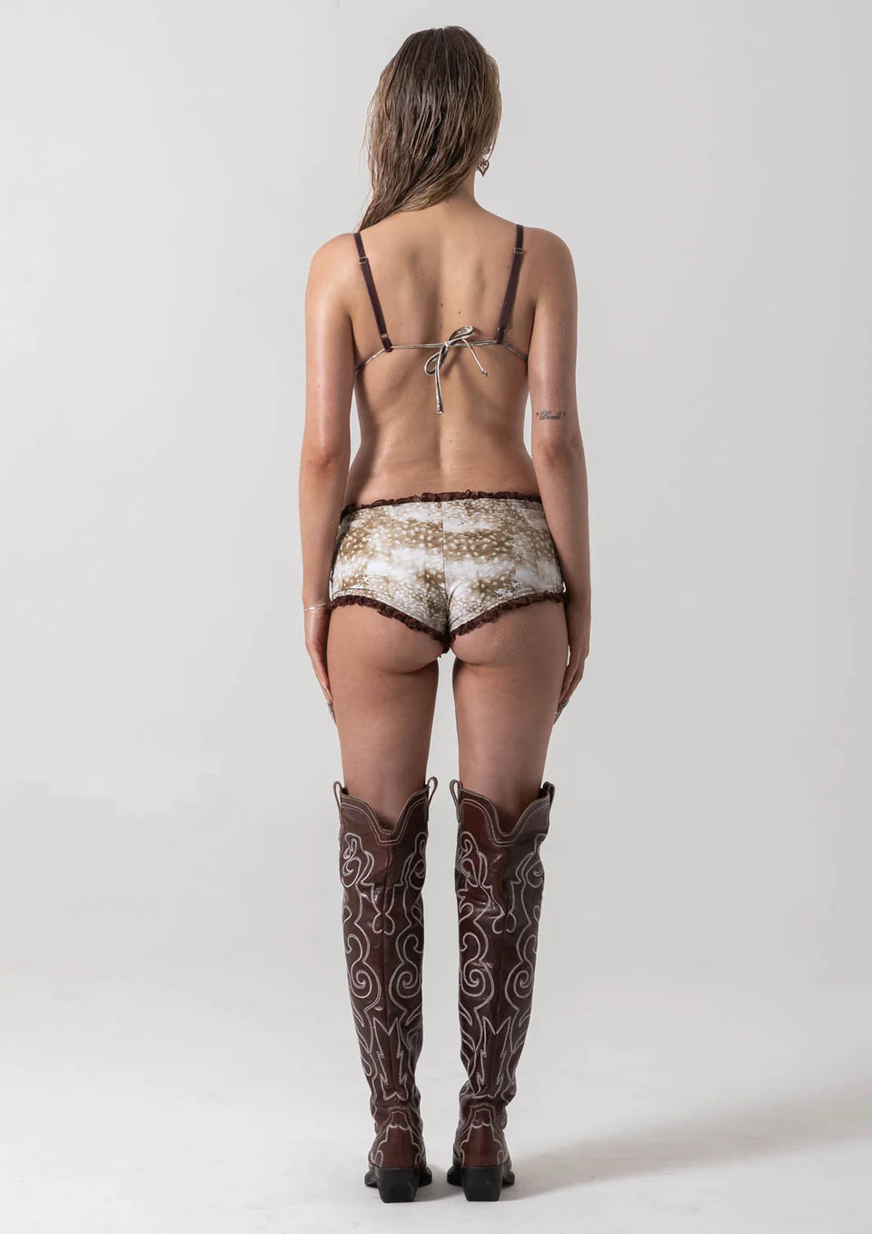 Haven Bikini Bottom in Deer