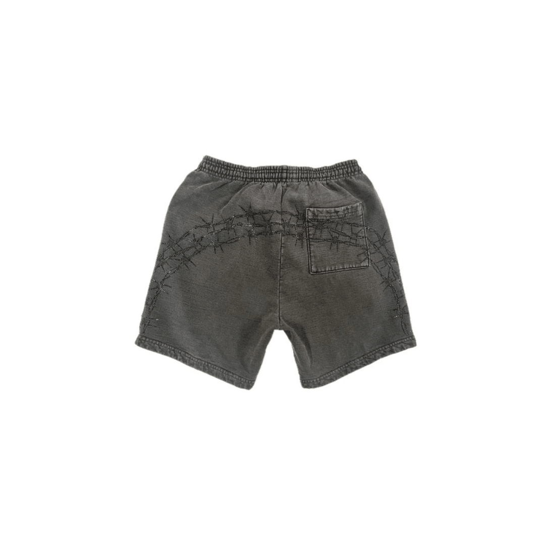 The Barbed Wire Shorts in Vintage Grey