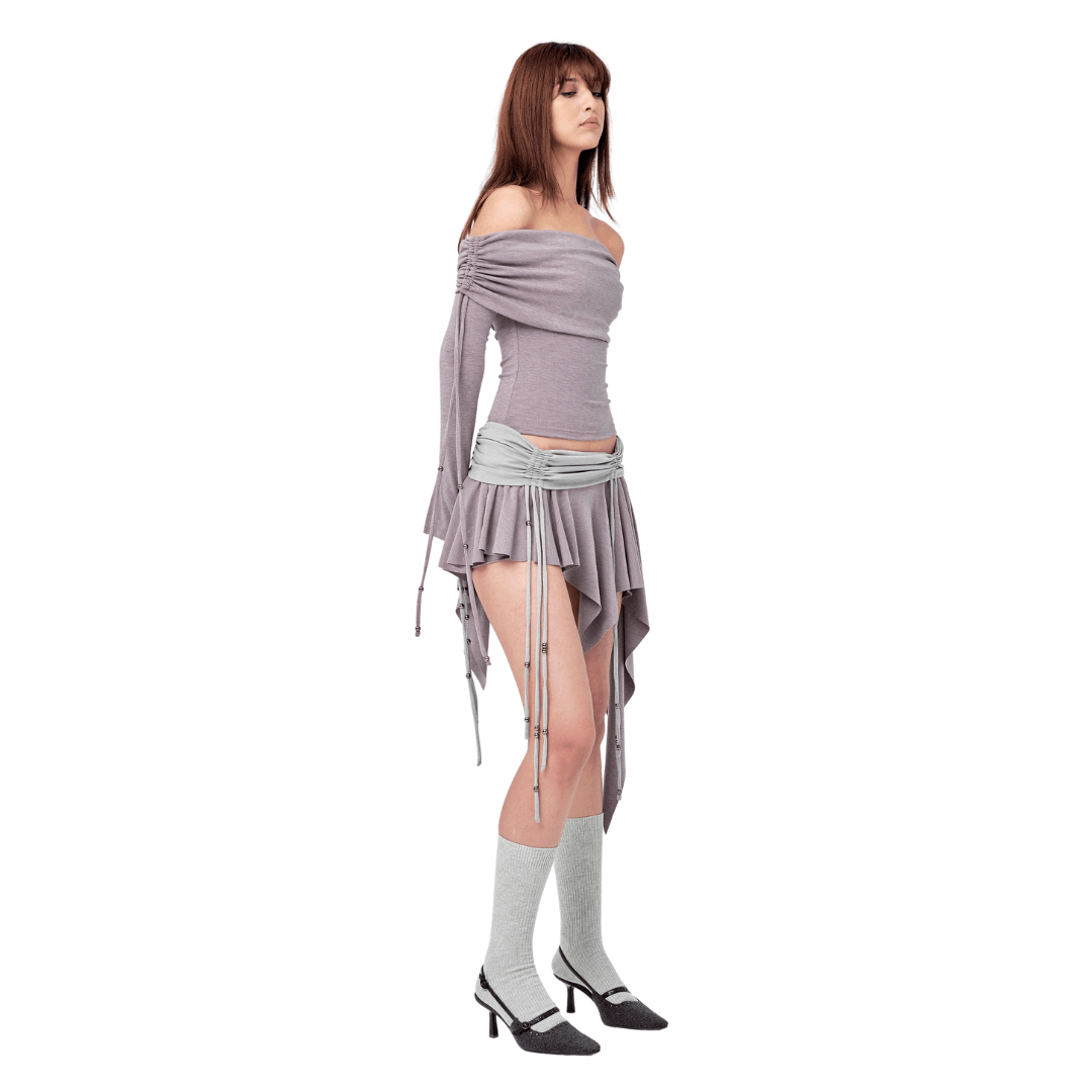 Reverent Skort in Purple