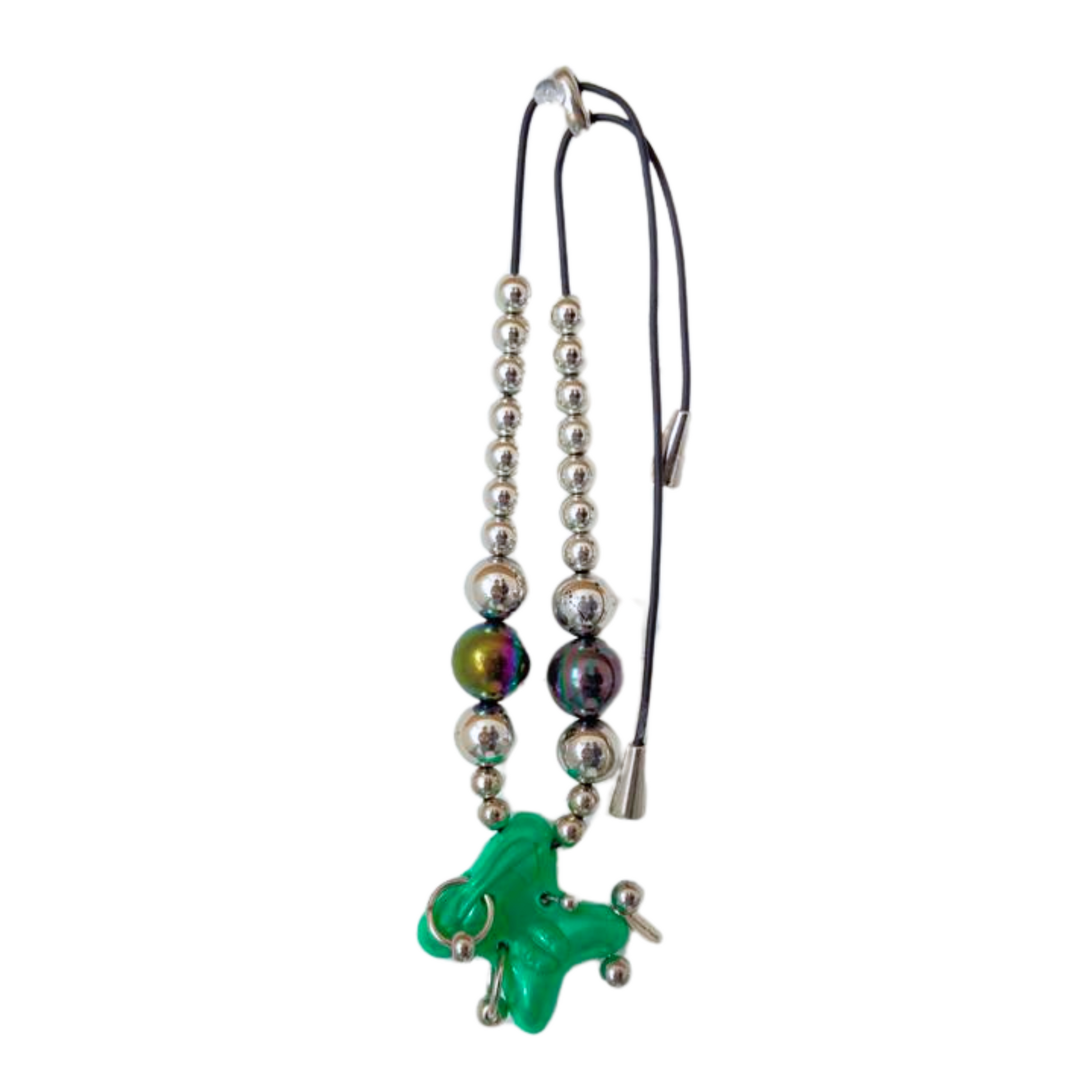 Green Princess Plastic Necklace