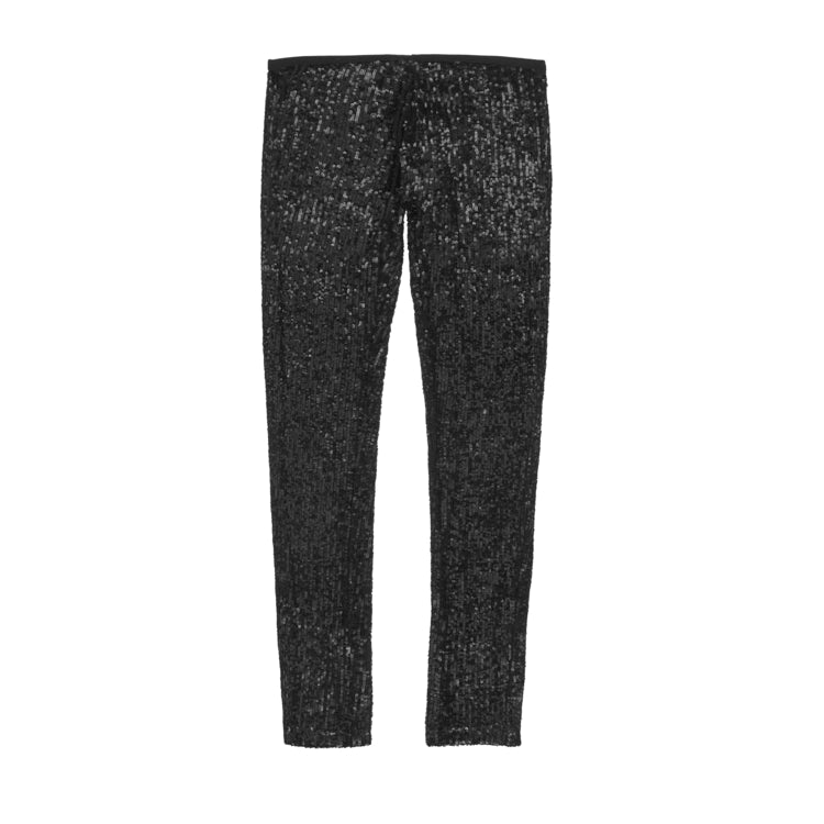Sequined Low-rise Capri Leggings