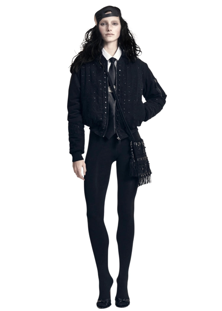 Beaded Messenger Bag W/keyring