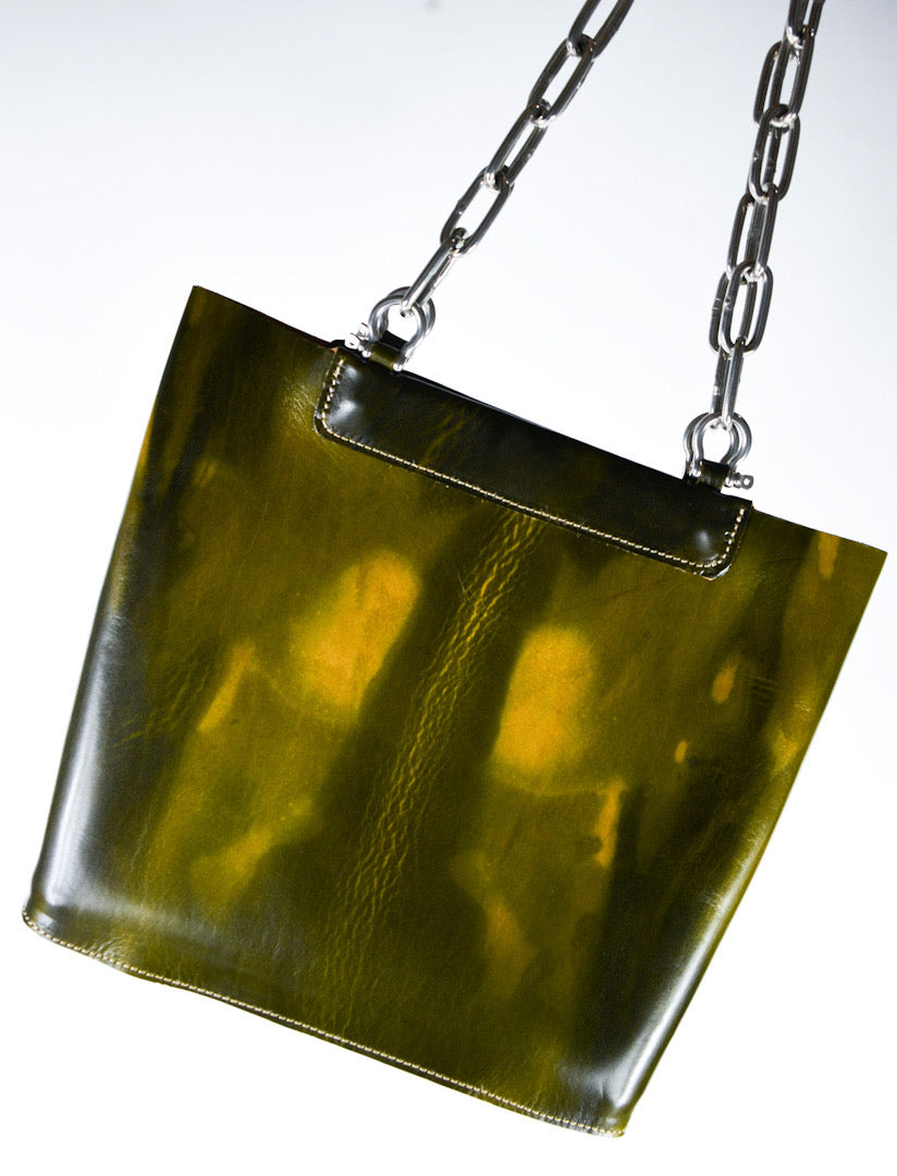 Liquid Green Chain Tote