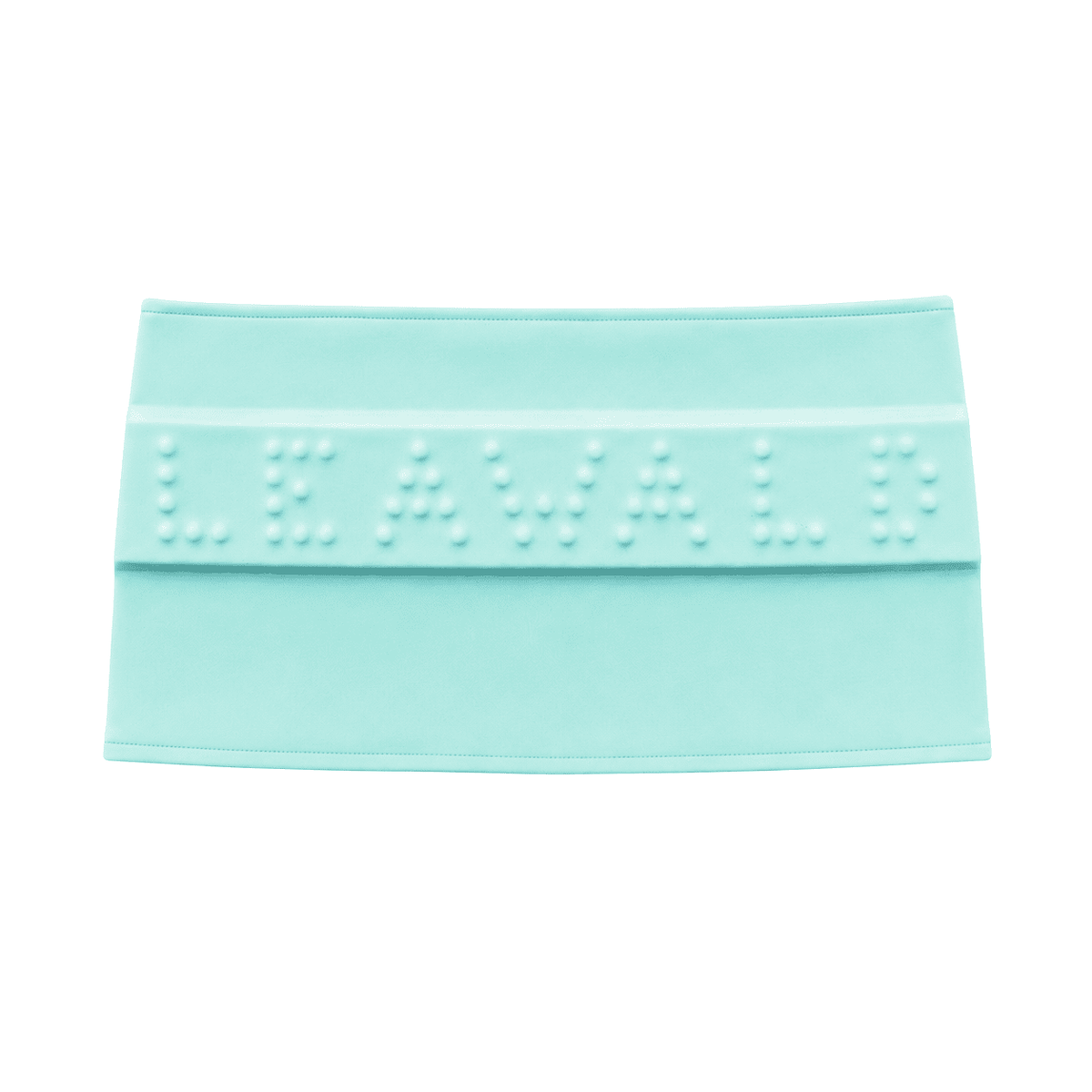 Buckle Me Mini Skirt in Blue
