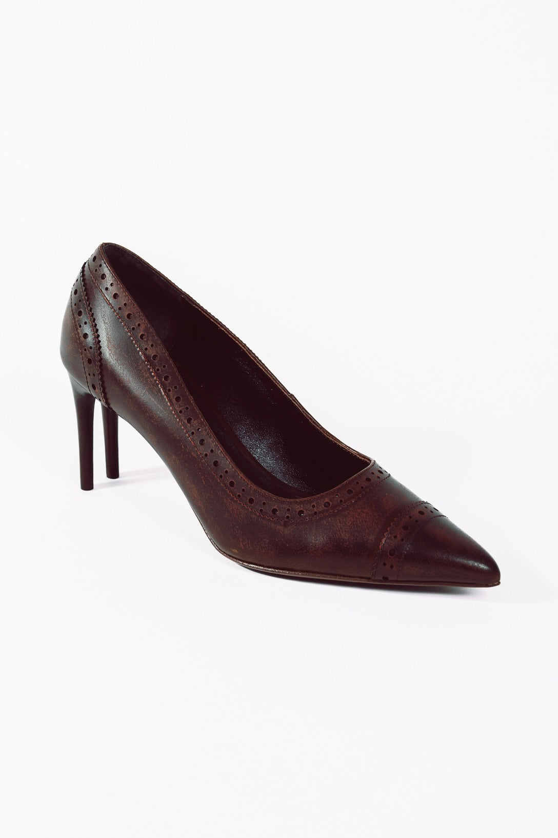 Double Stiletto Oxford Heels