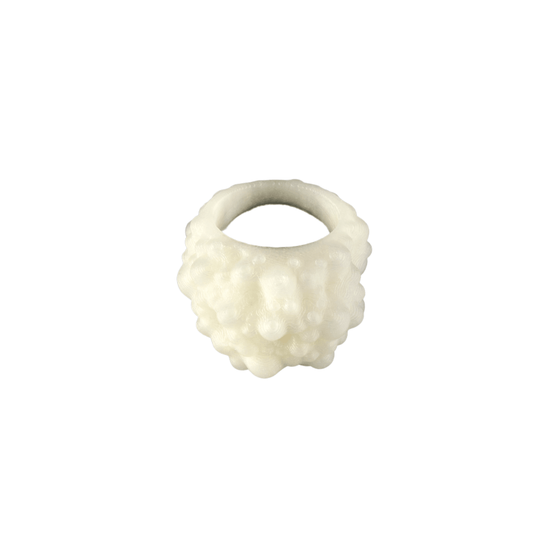 Oro No Ring in White - Size 8