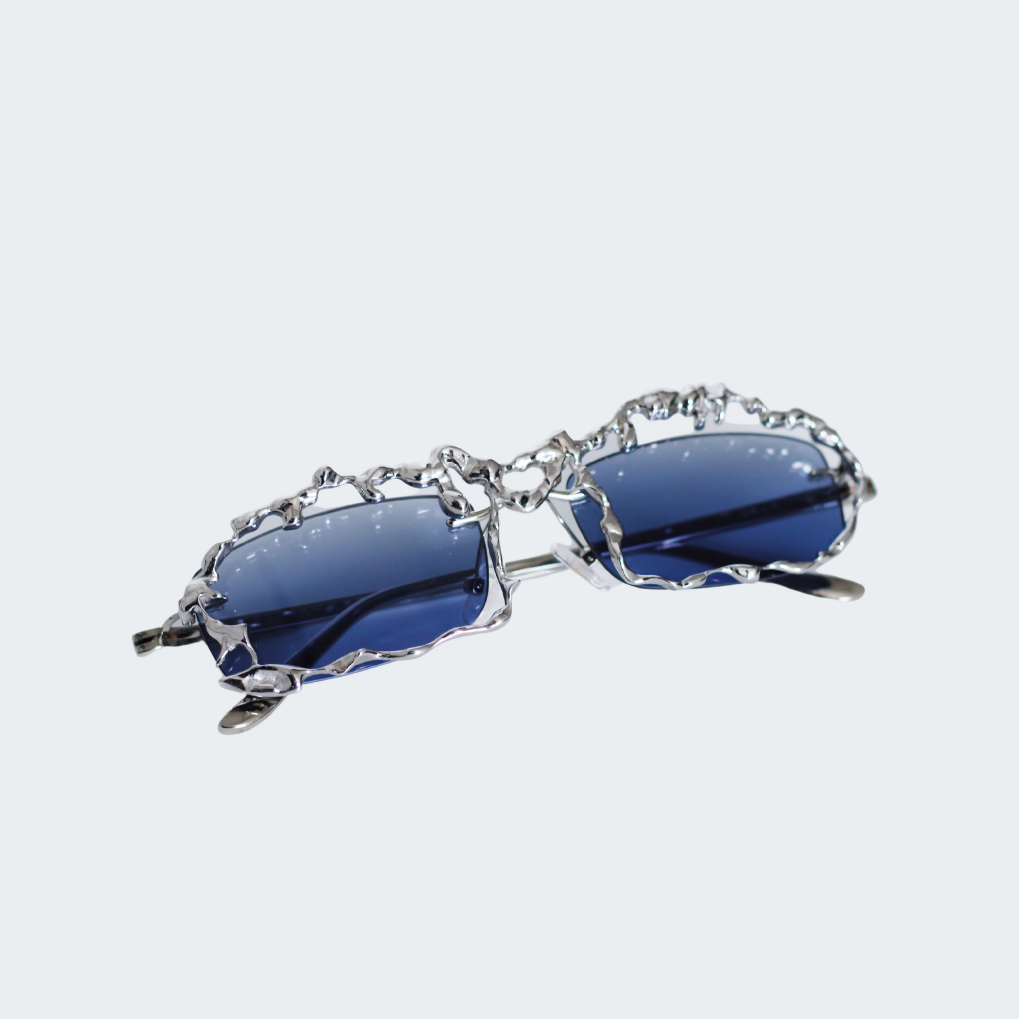 Blue Aqua Melting Sunglasses