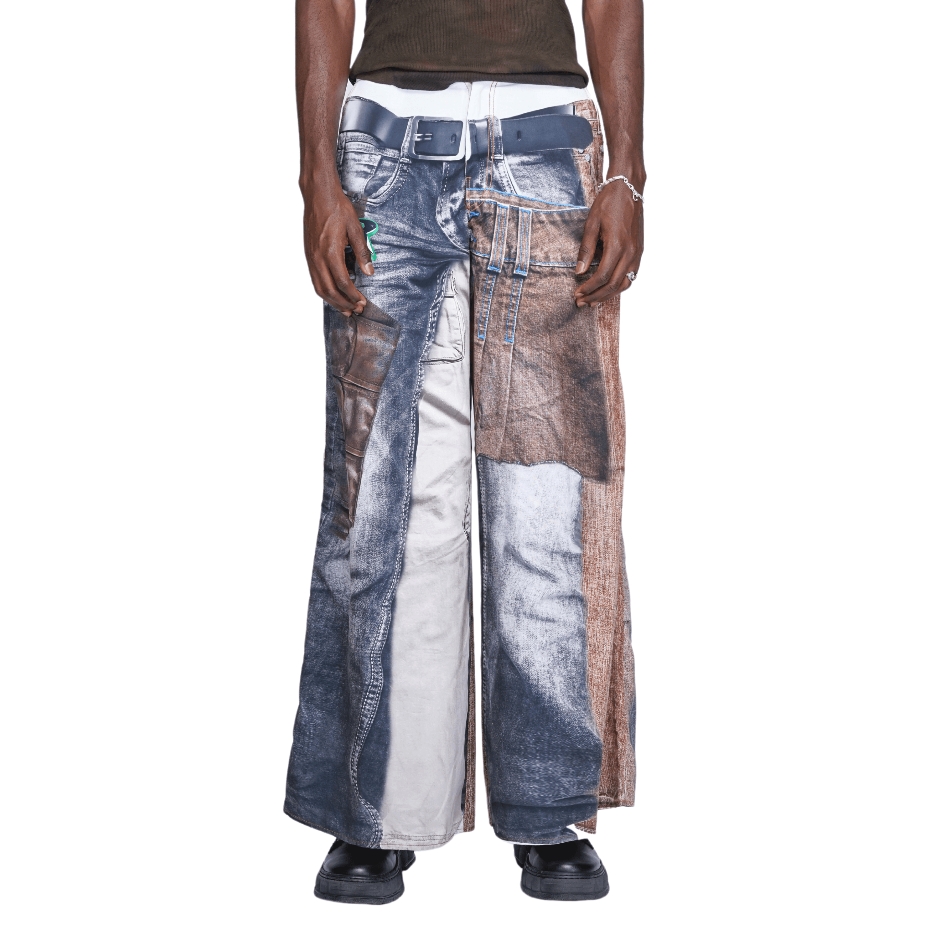 와이드 레그 RP 데님 팬츠