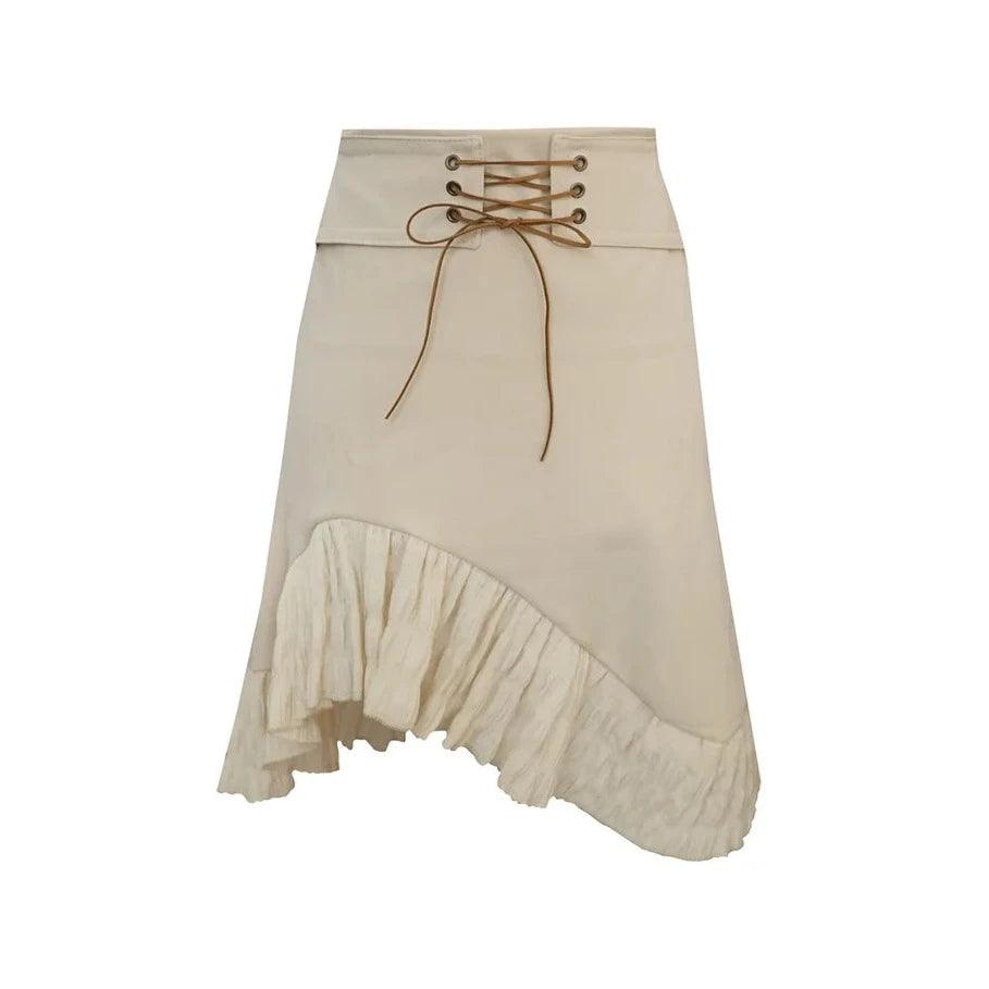 드래그 미 온 미디 스커트