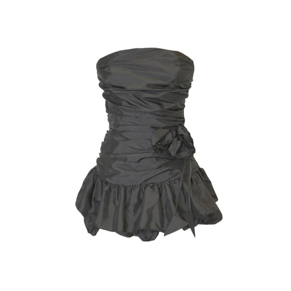 블랙 로즈 픽 드레스