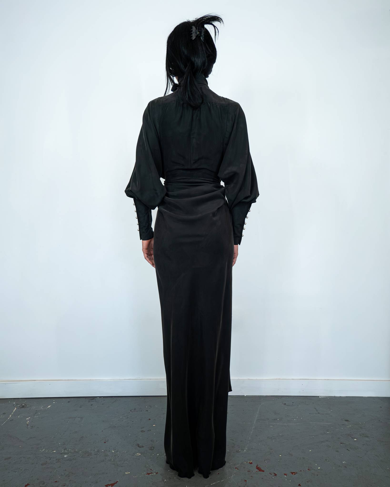 DEB Bishop Dress Black