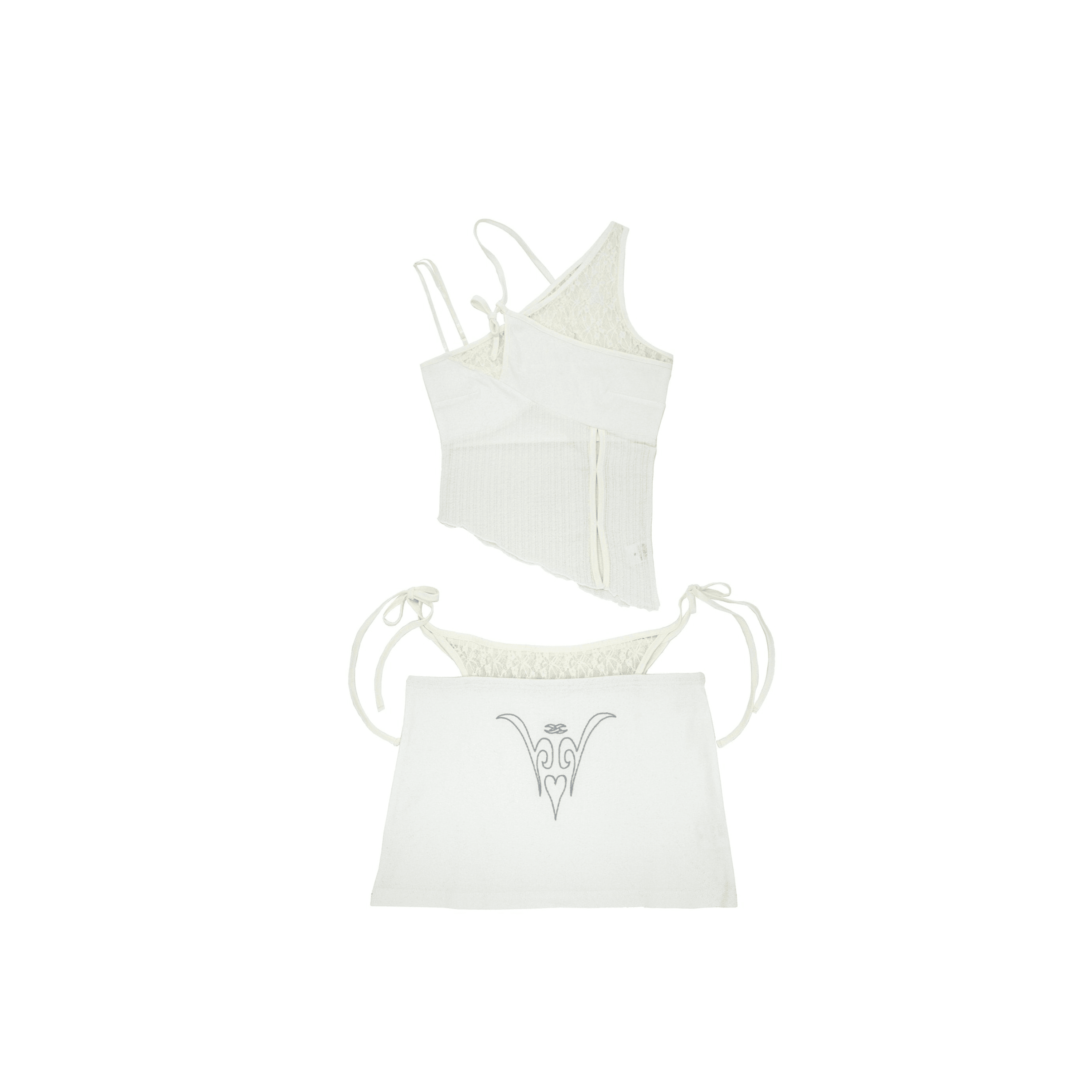 Weißes Zish-Rock-Set 