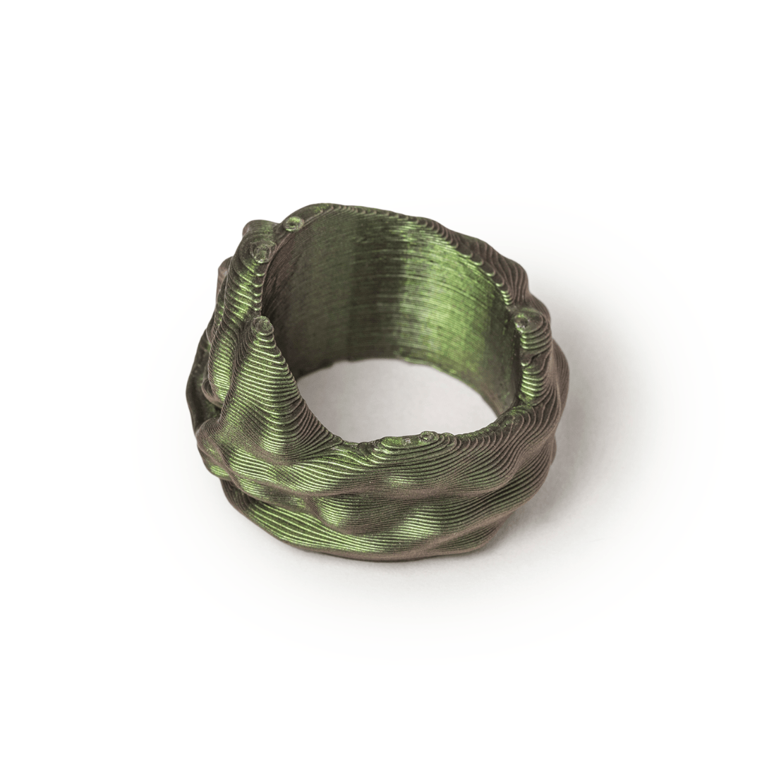Bendita Ring in Green - Size 7