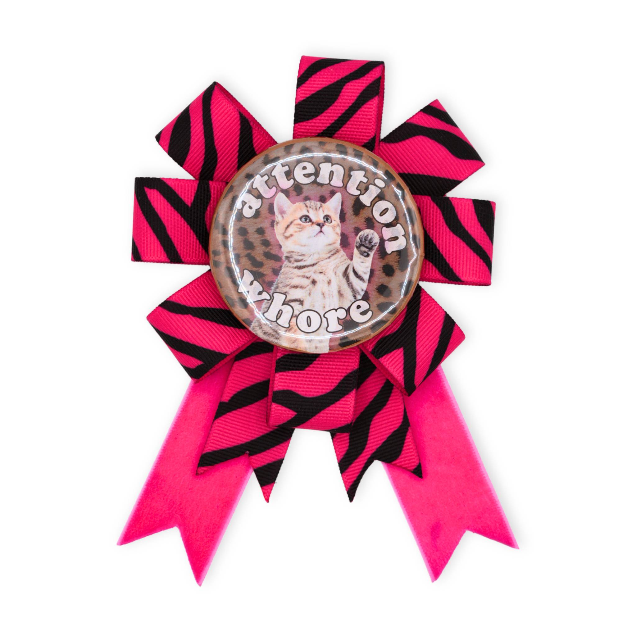 Attention Whore Rosette Pin