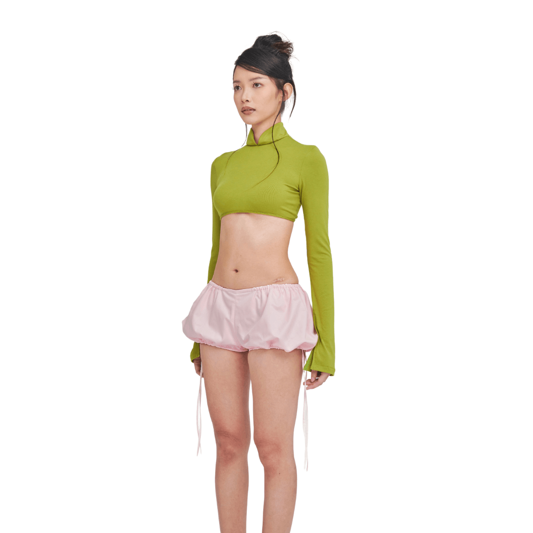 Bubble Shorts in Yellow