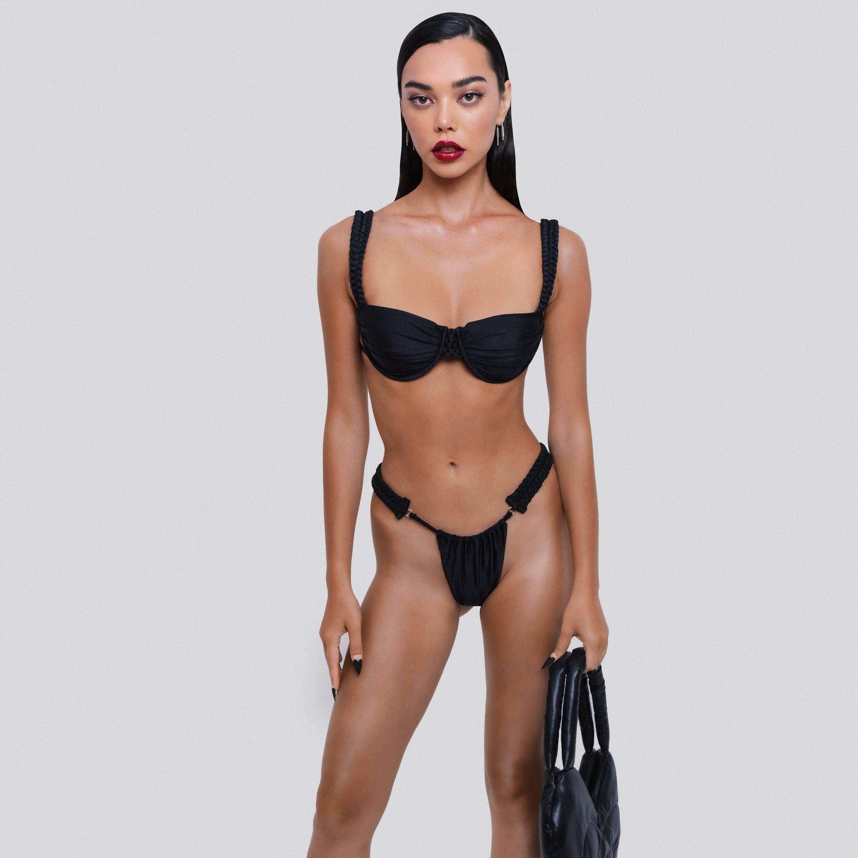 브레이디드 비키니 바텀