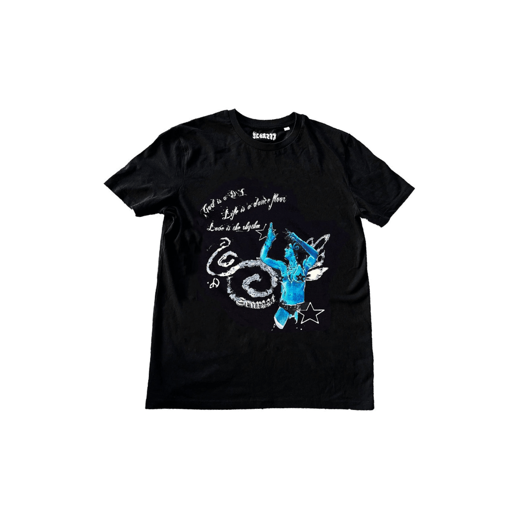 God is a DJ, Life Is A Dance floor, Love Is The Rhythm Baby Tee