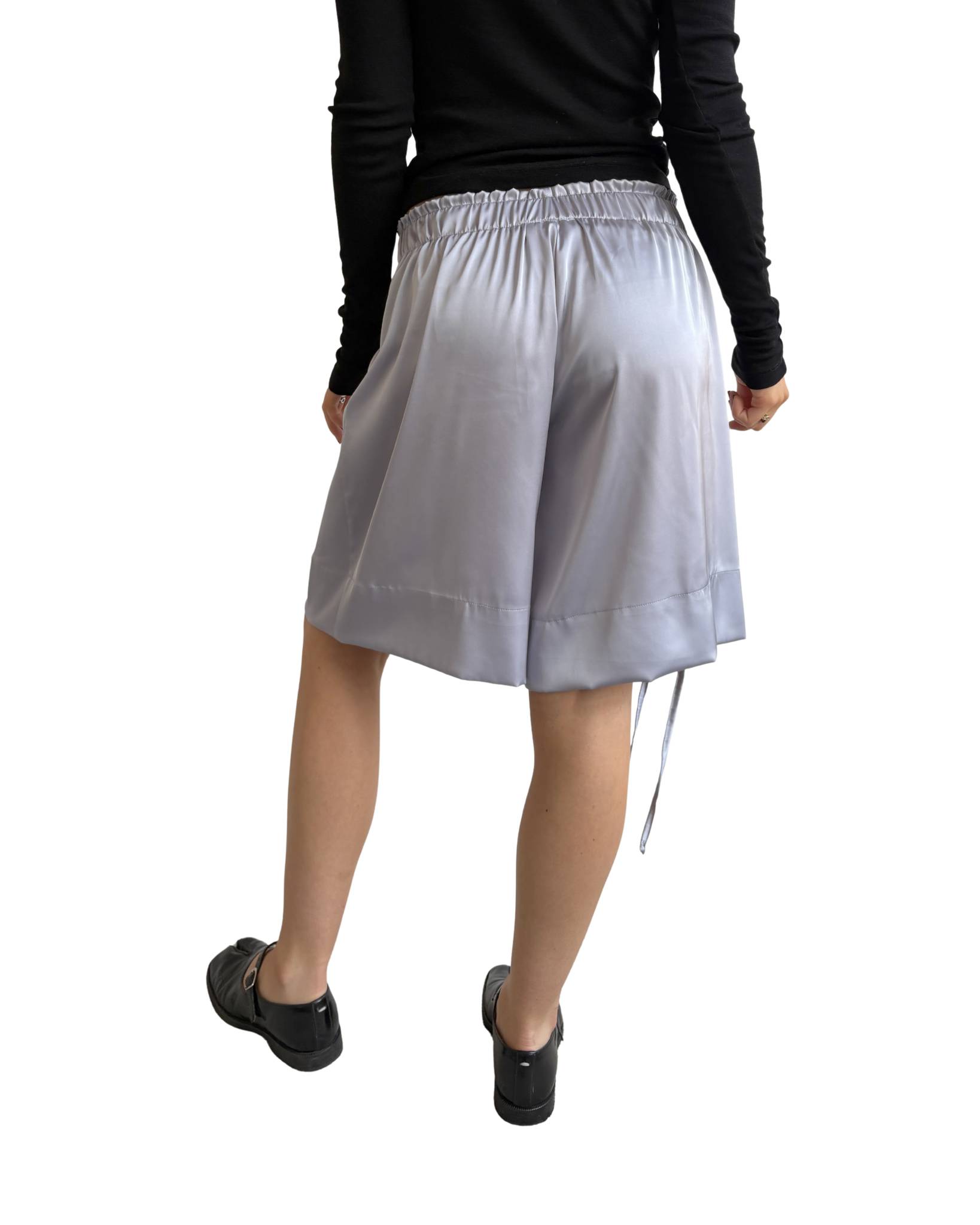 Rosette Satin Shorts