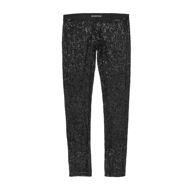 Sequined Low-rise Capri Leggings