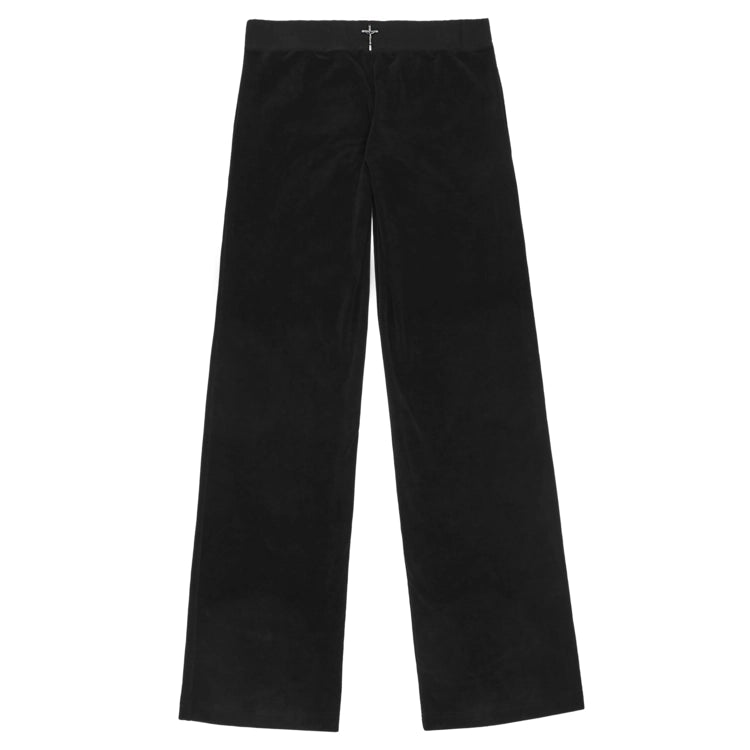 Cross Charm Velvet Pants