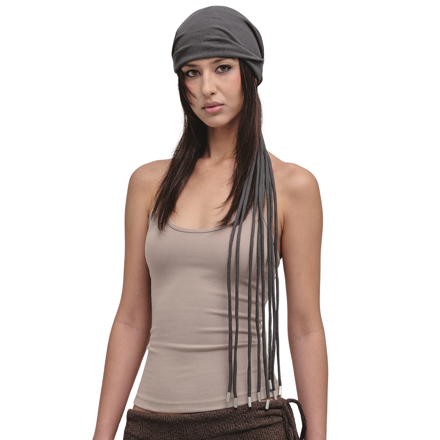 Whip Beanie in Grey
