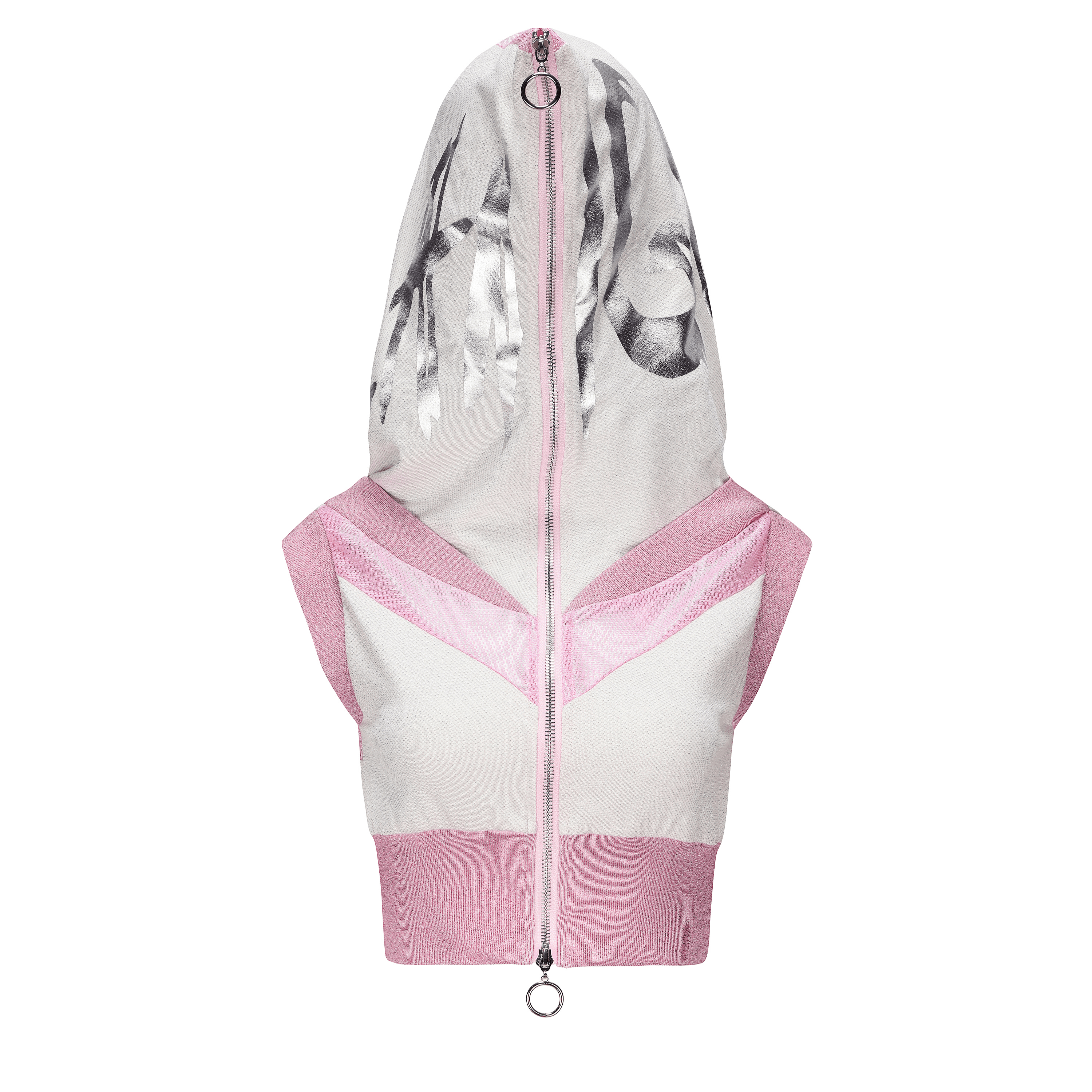Gal of Ultra Short Sleeve Hoodie in Pink