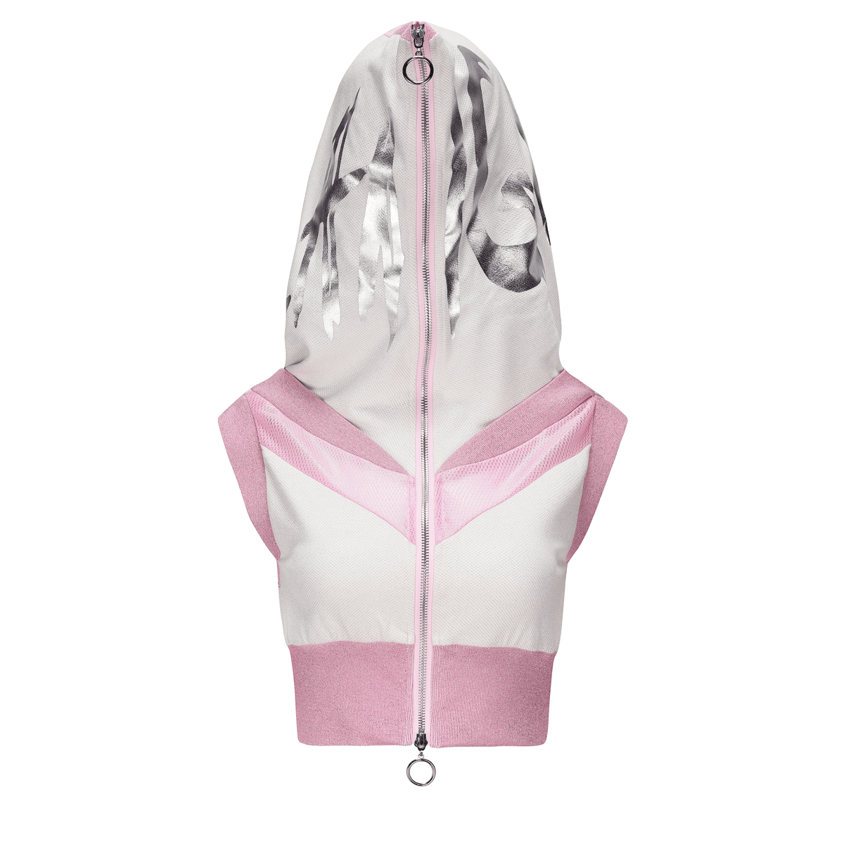 Gal of Ultra Short Sleeve Hoodie in Pink