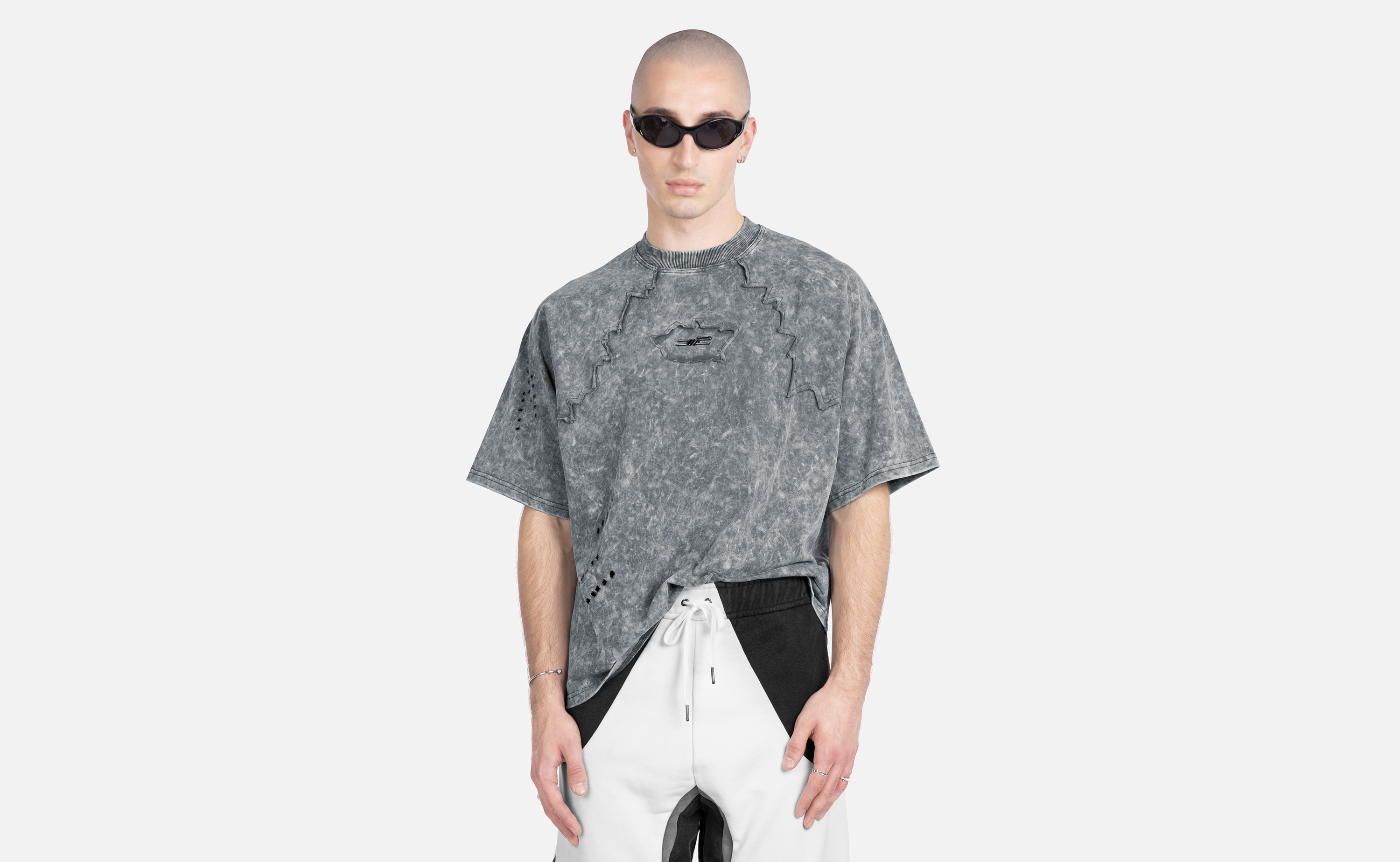 Acid T-Shirt in Grey