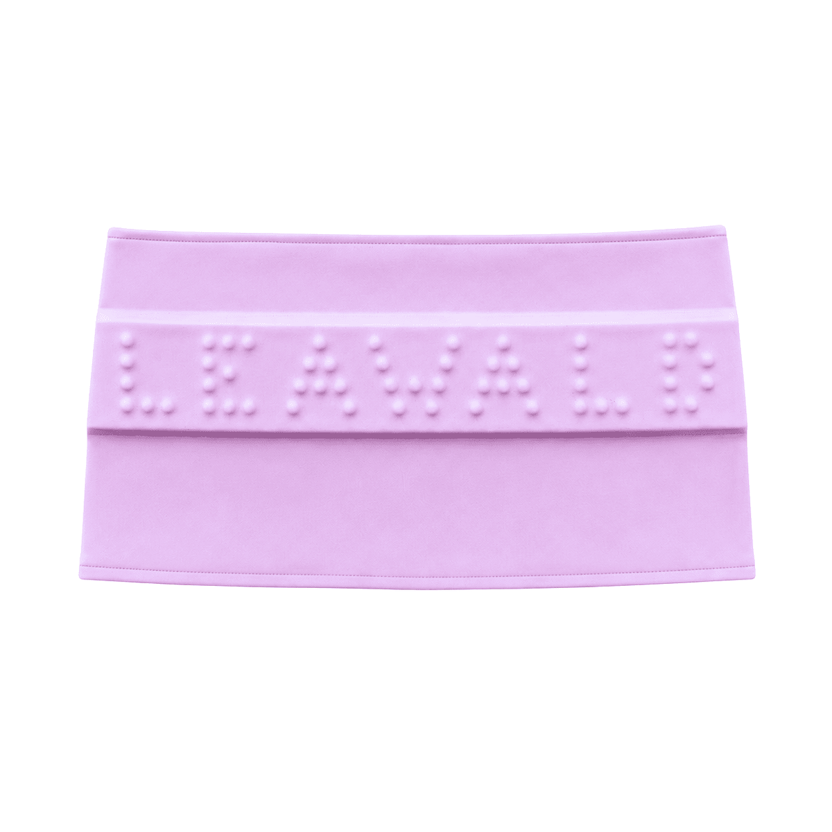 Buckle Me Mini Skirt in Purple