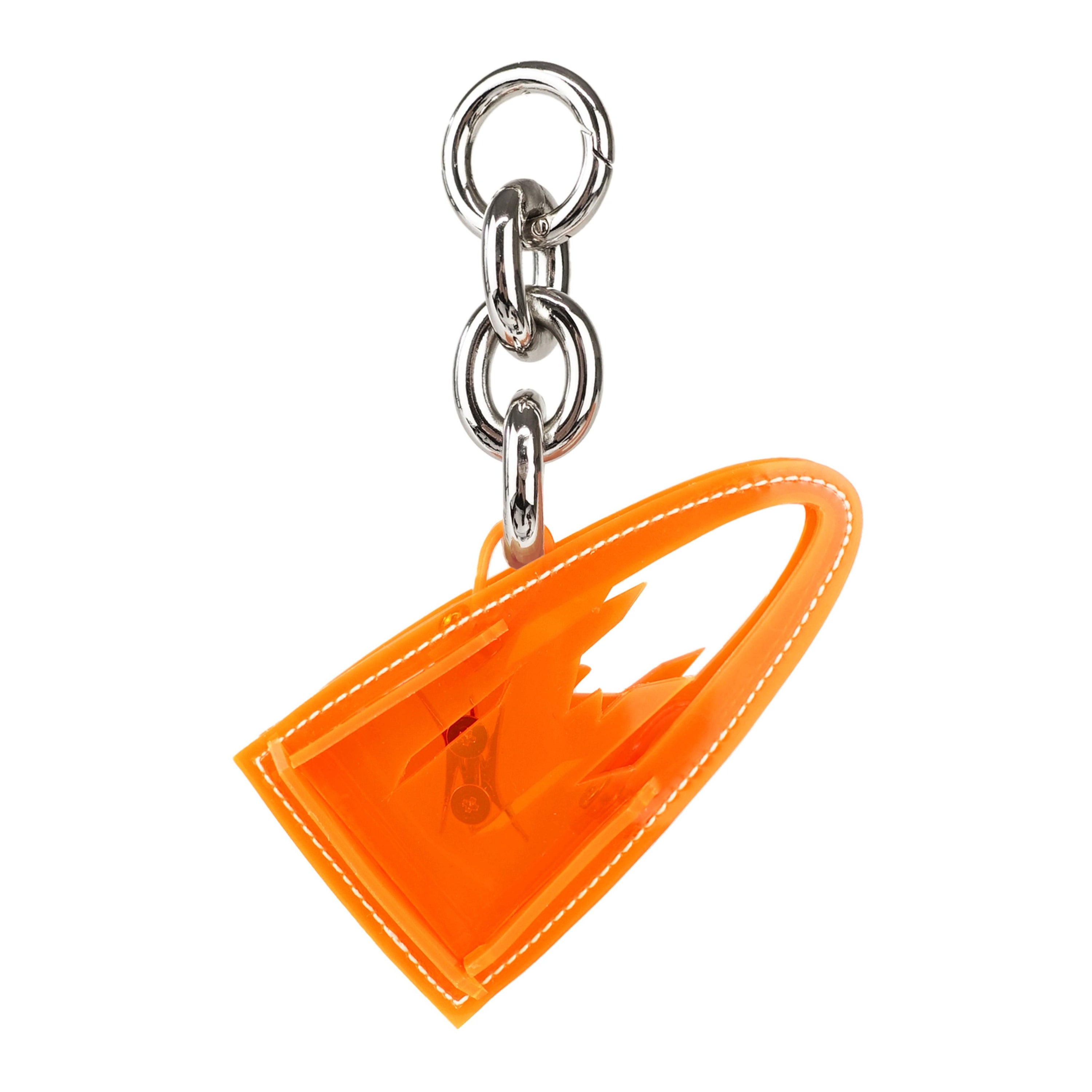 Alien Bag Keychain in White
