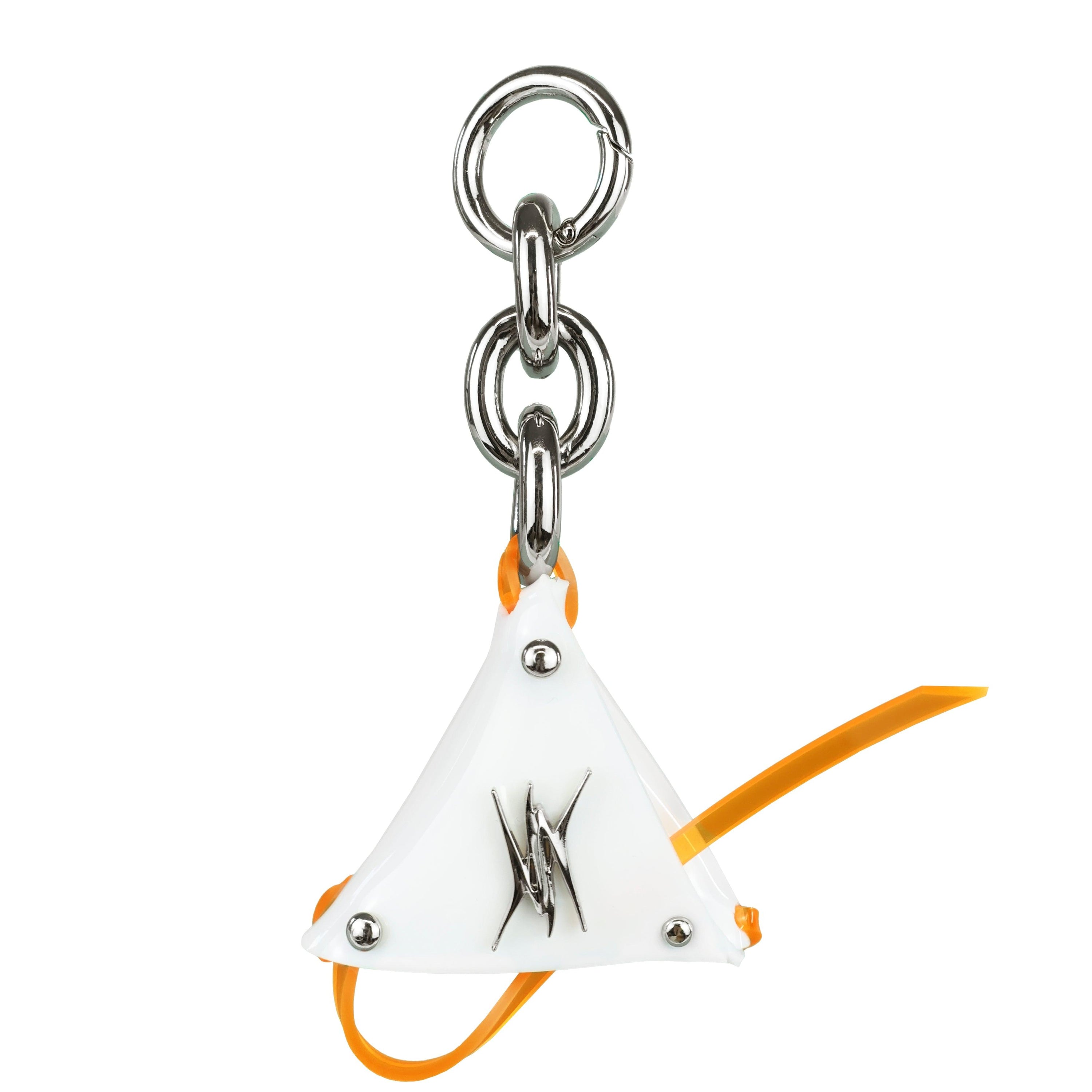 Alien Bag △ Keychain in Dark Brown