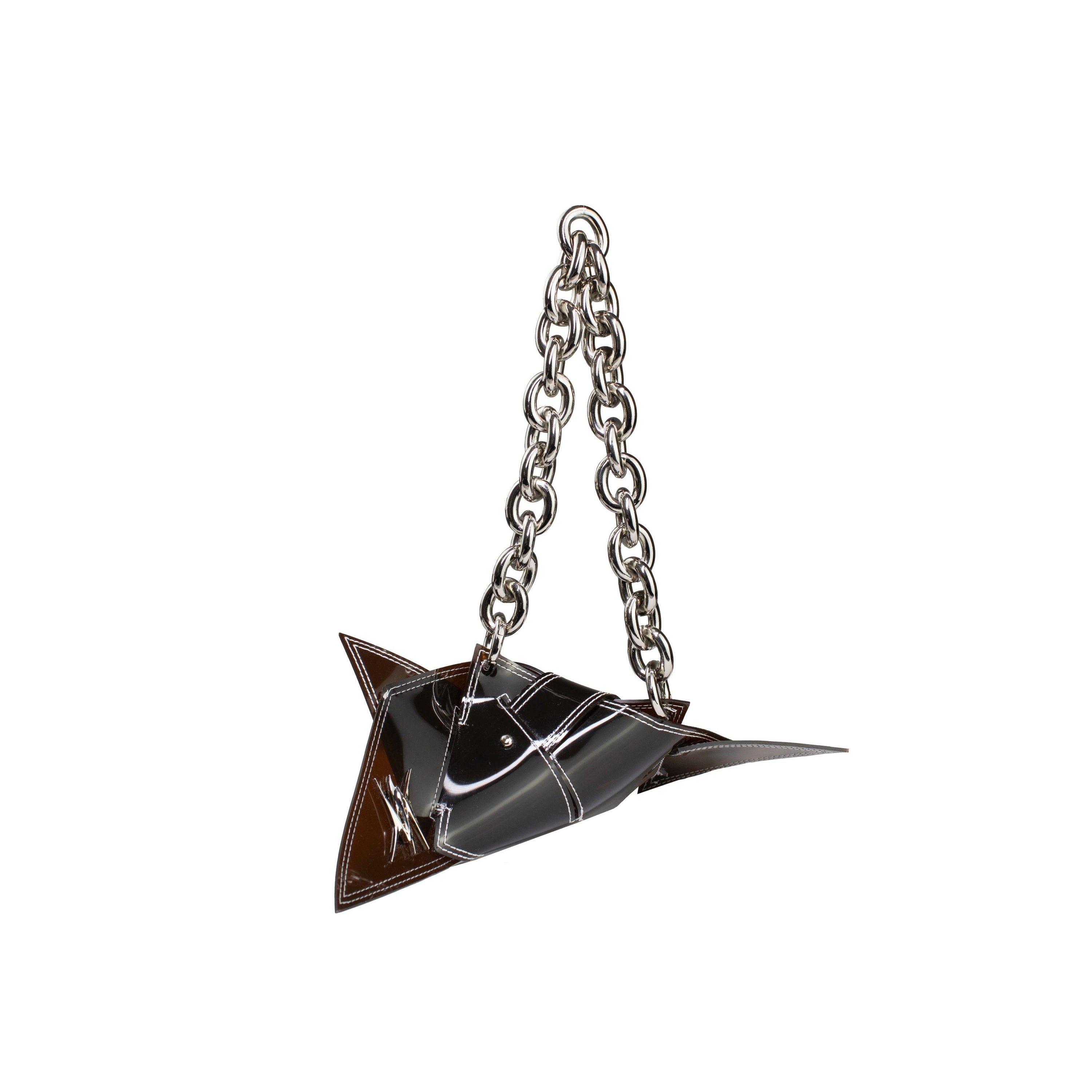 Geometric Alien Bag in Orange