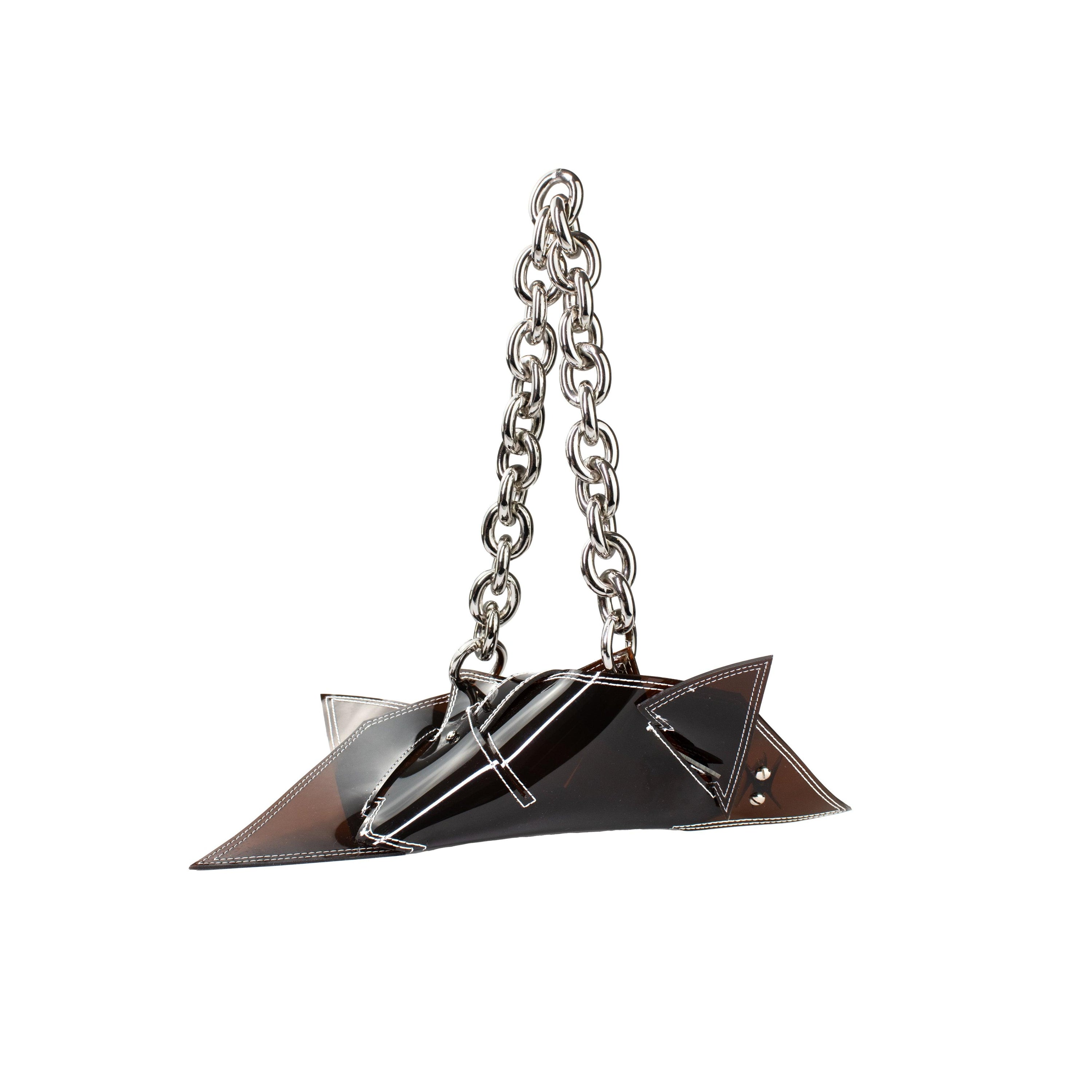 Geometric Alien Bag in Orange