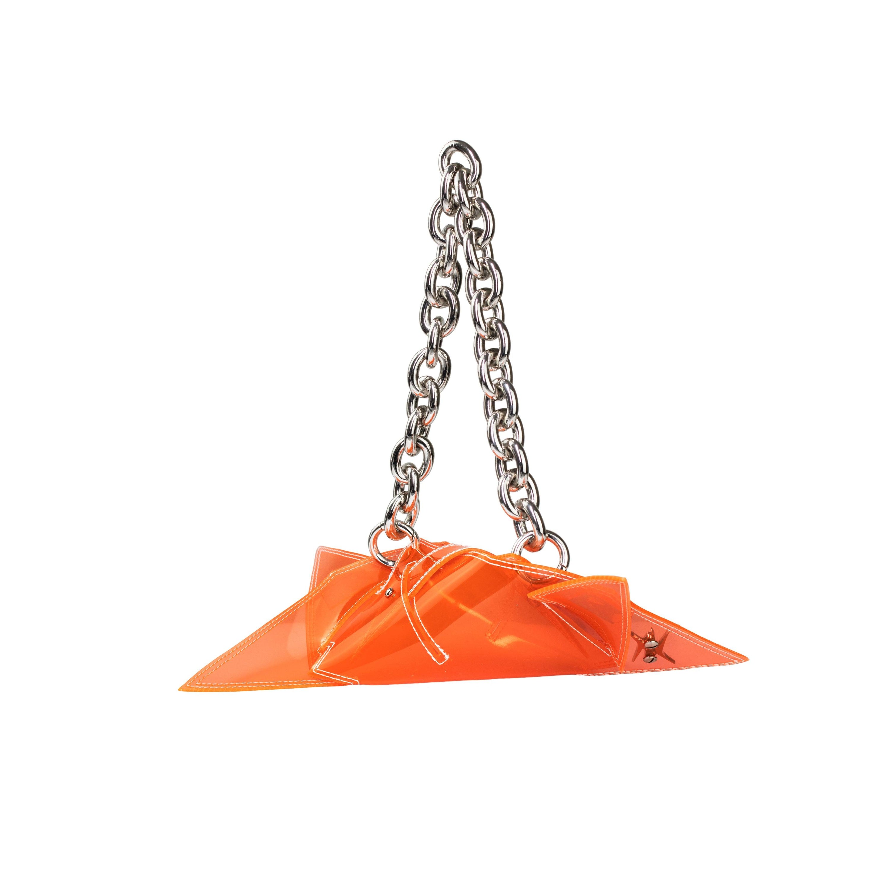 Geometric Alien Bag in Orange
