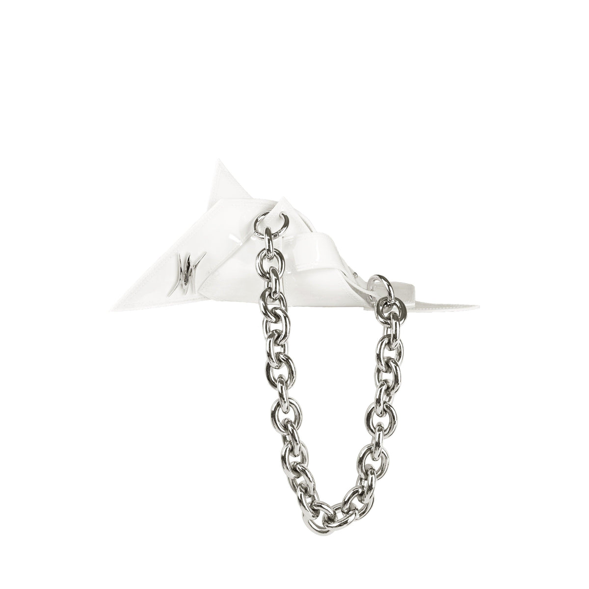 Geometric Alien Bag in White
