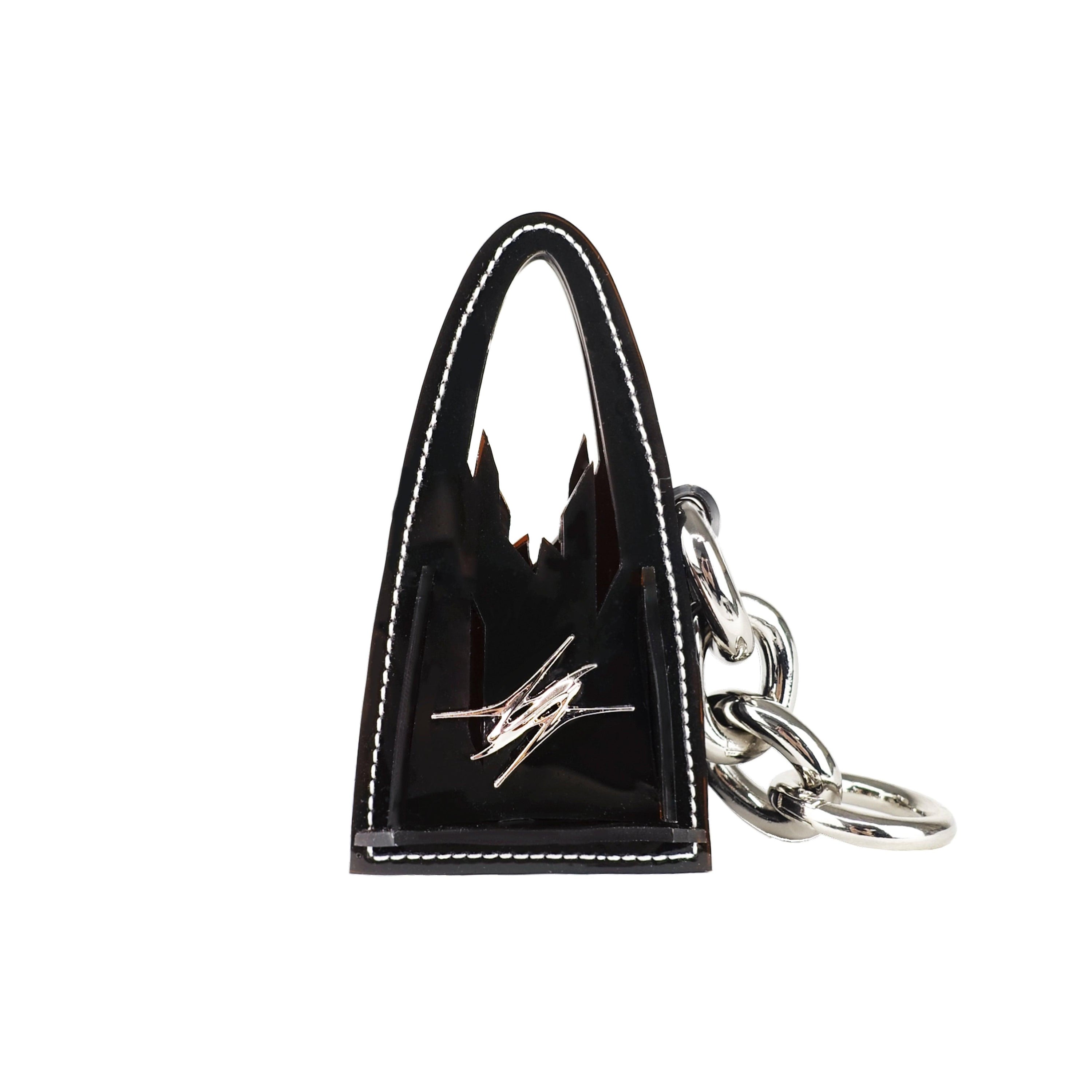 Alien Bag Keychain in White