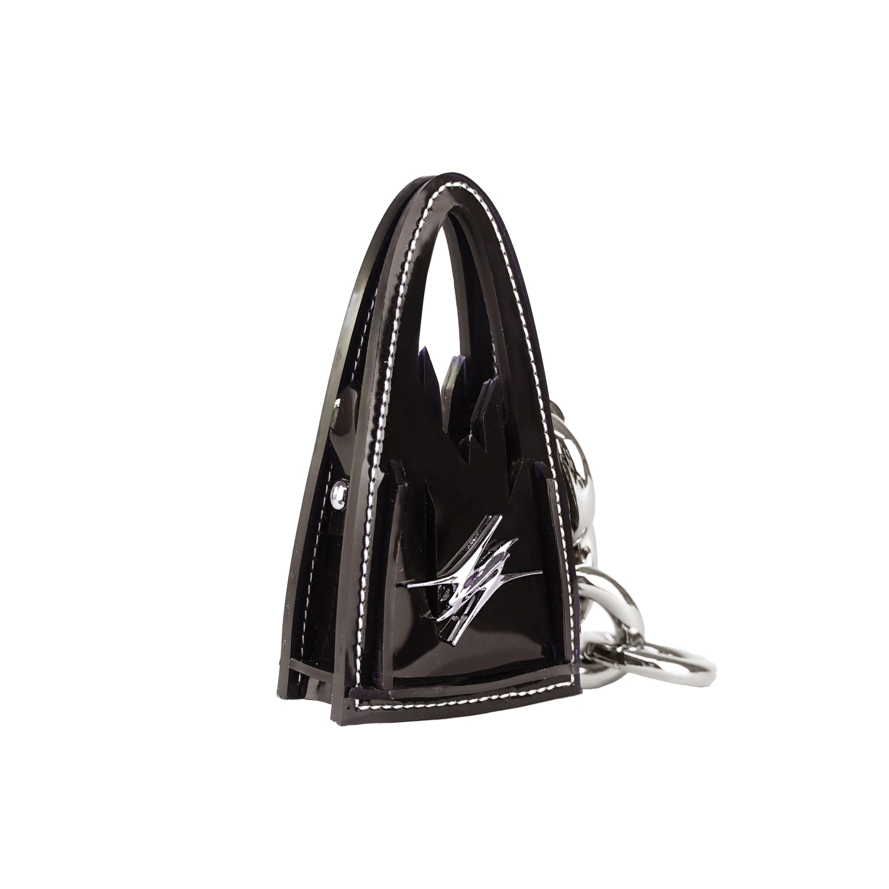 Alien Bag Keychain in White