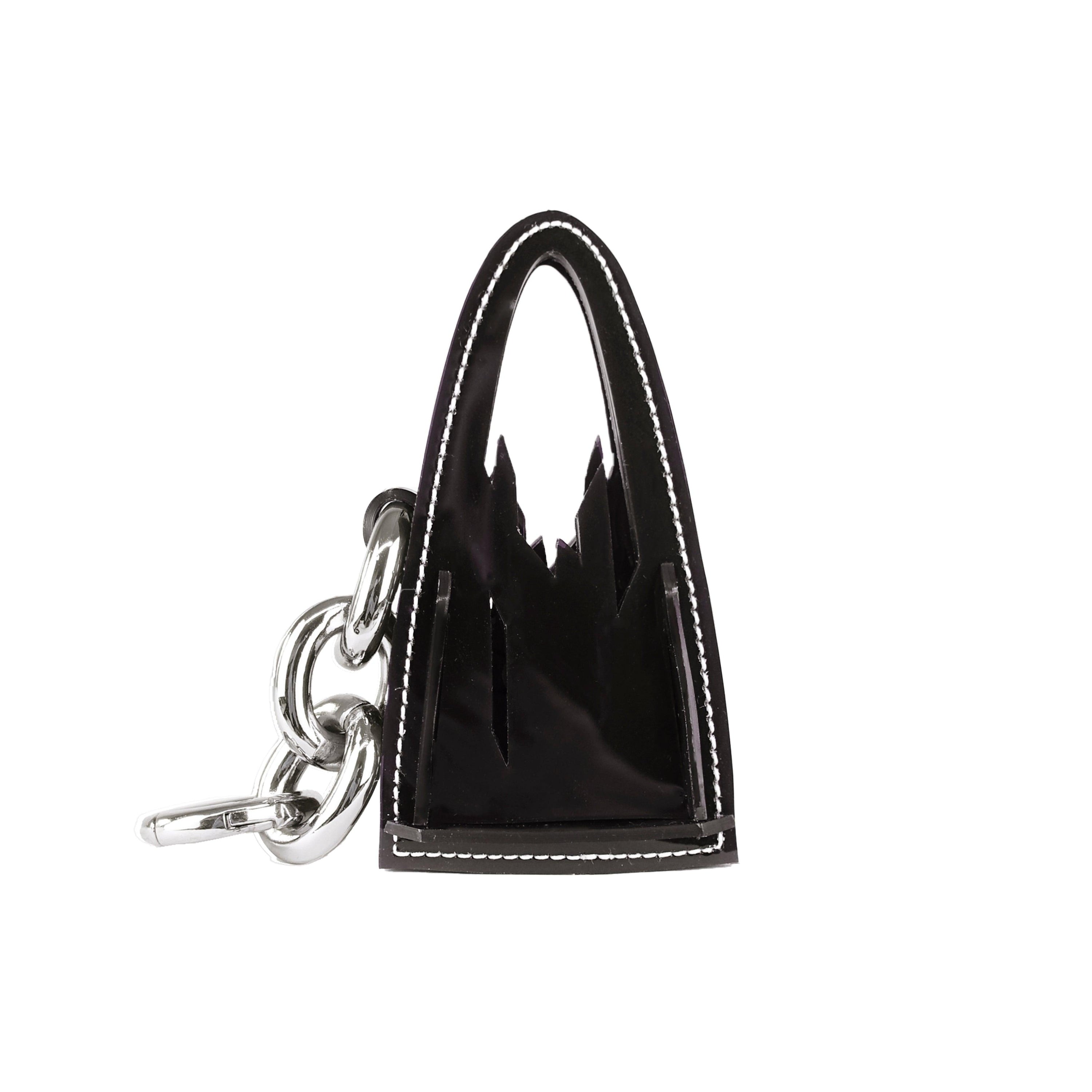 Alien Bag Keychain in White