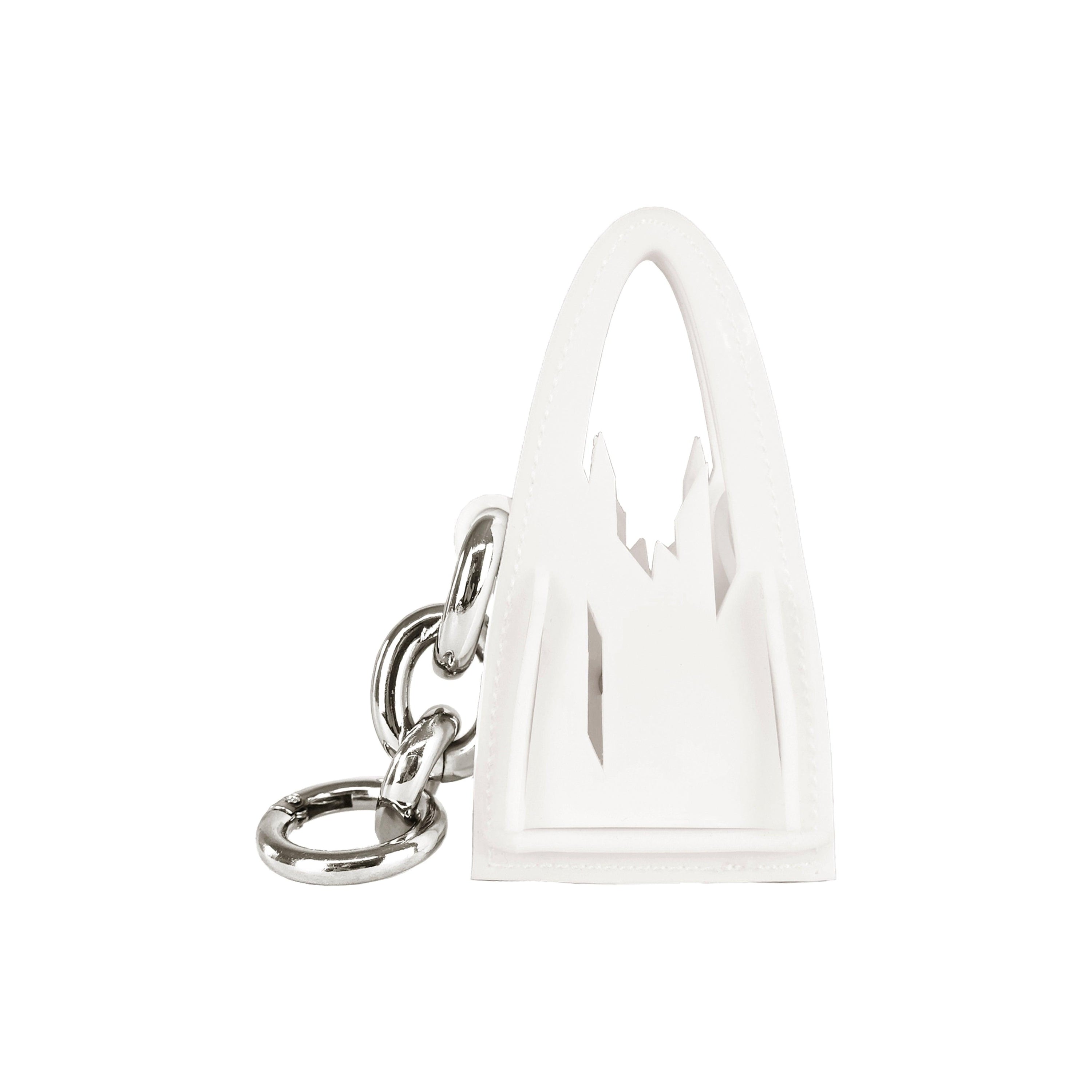 Alien Bag Keychain in White