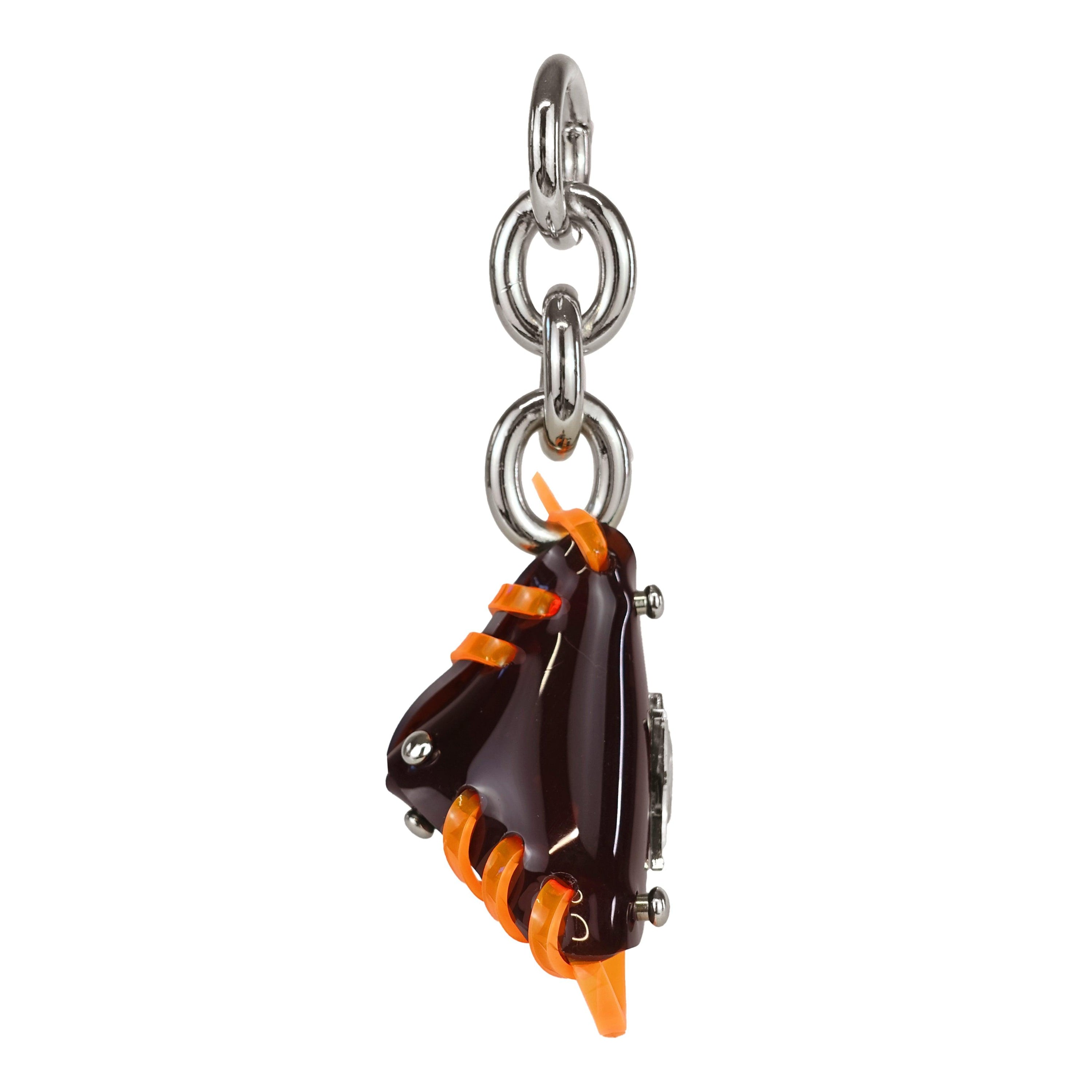 Alien Bag △ Keychain in Dark Brown