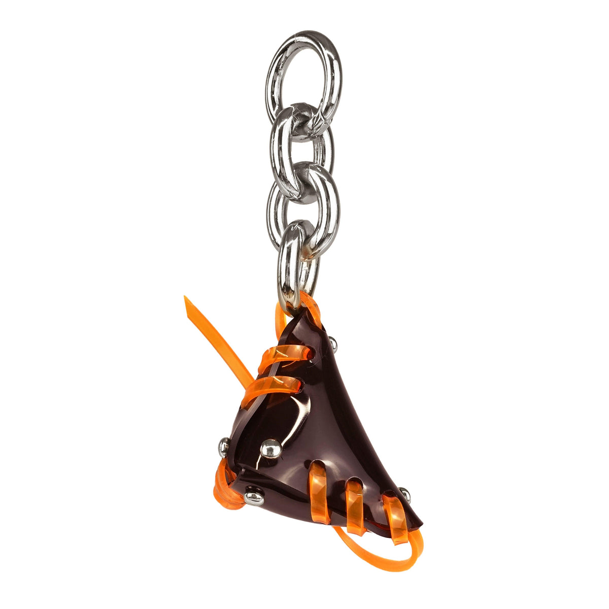 Alien Bag △ Keychain in White
