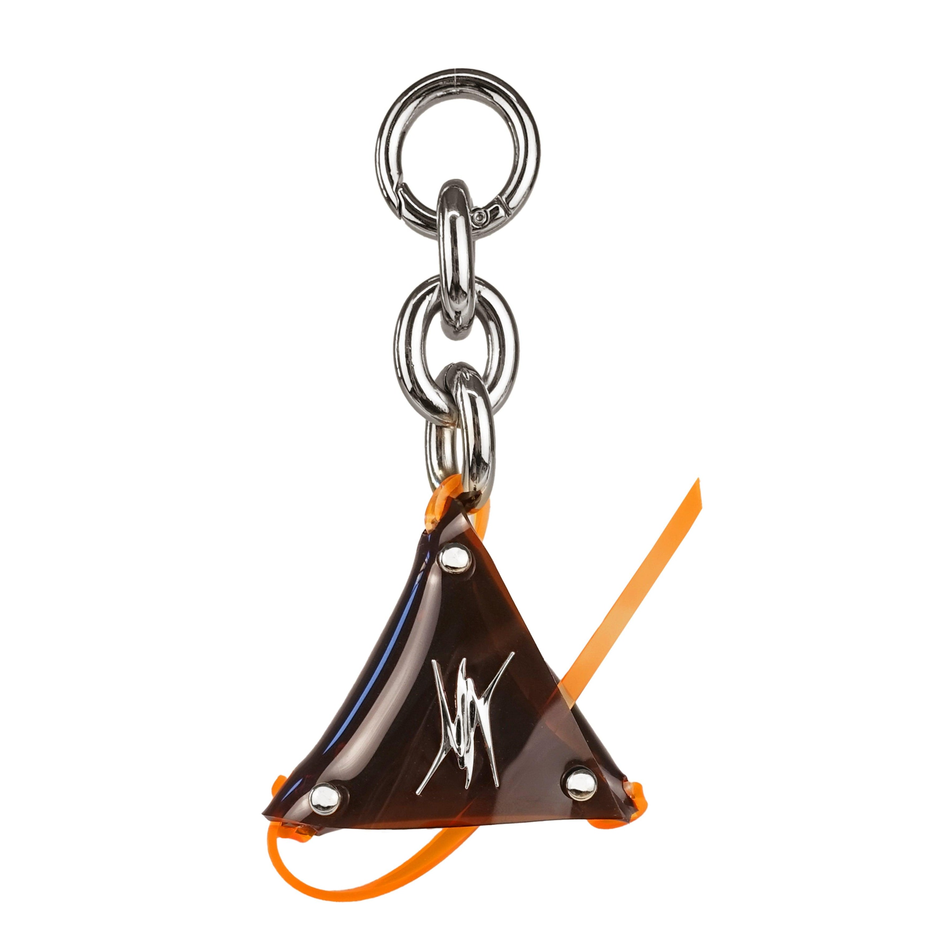 Alien Bag △ Keychain in Dark Brown