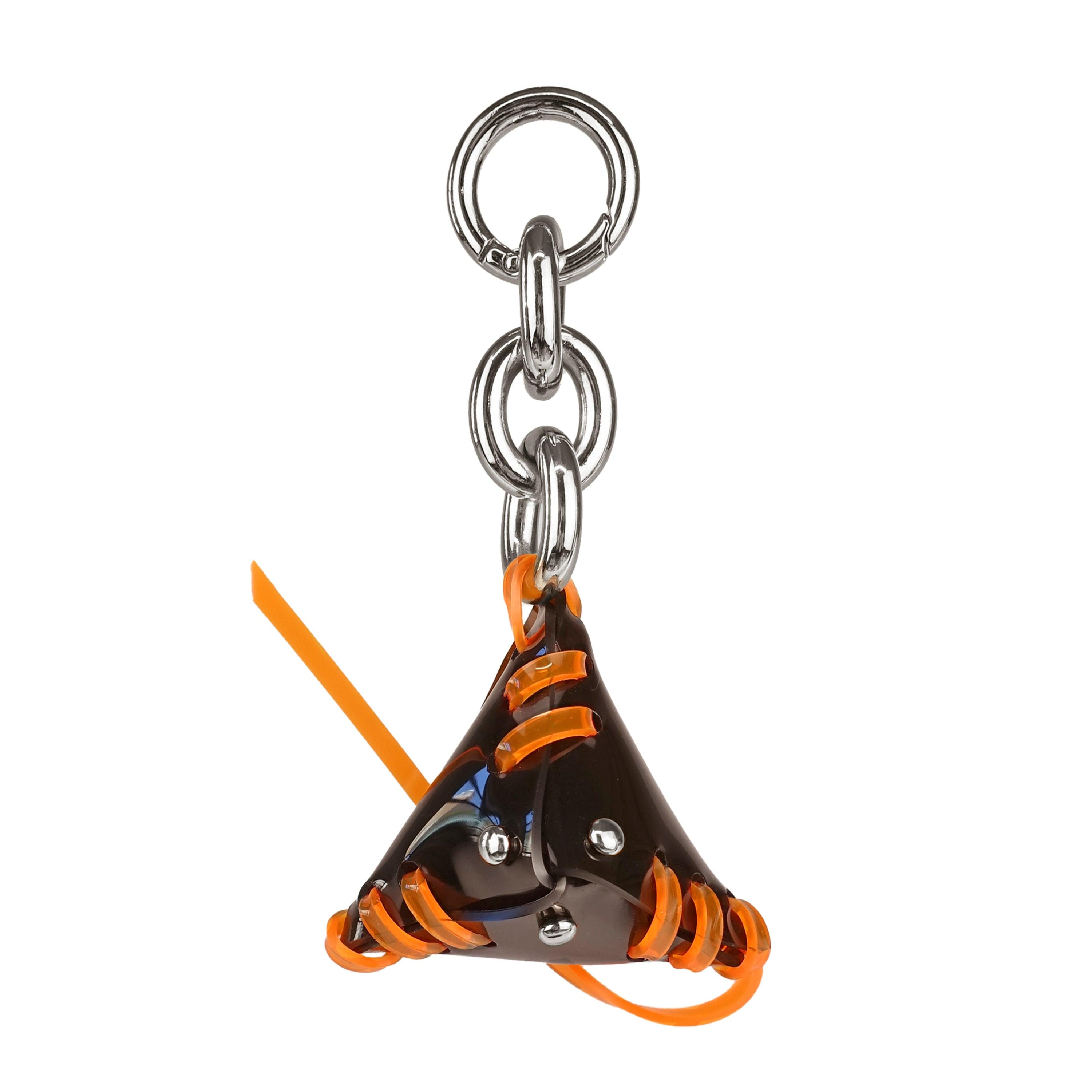 Alien Bag △ Keychain in Dark Brown