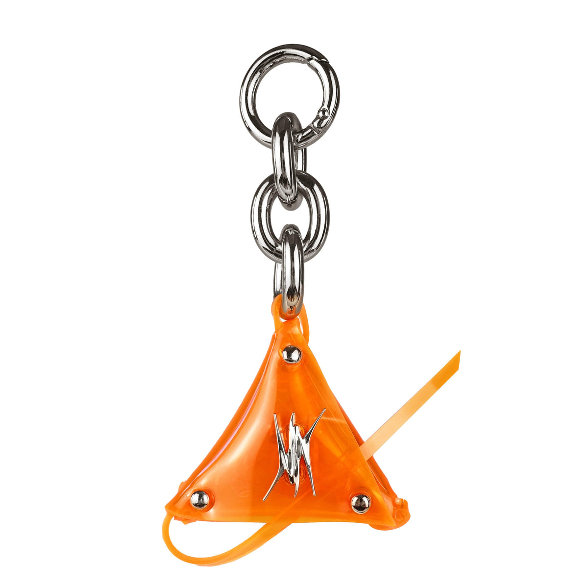 Alien Bag △ Keychain in Orange