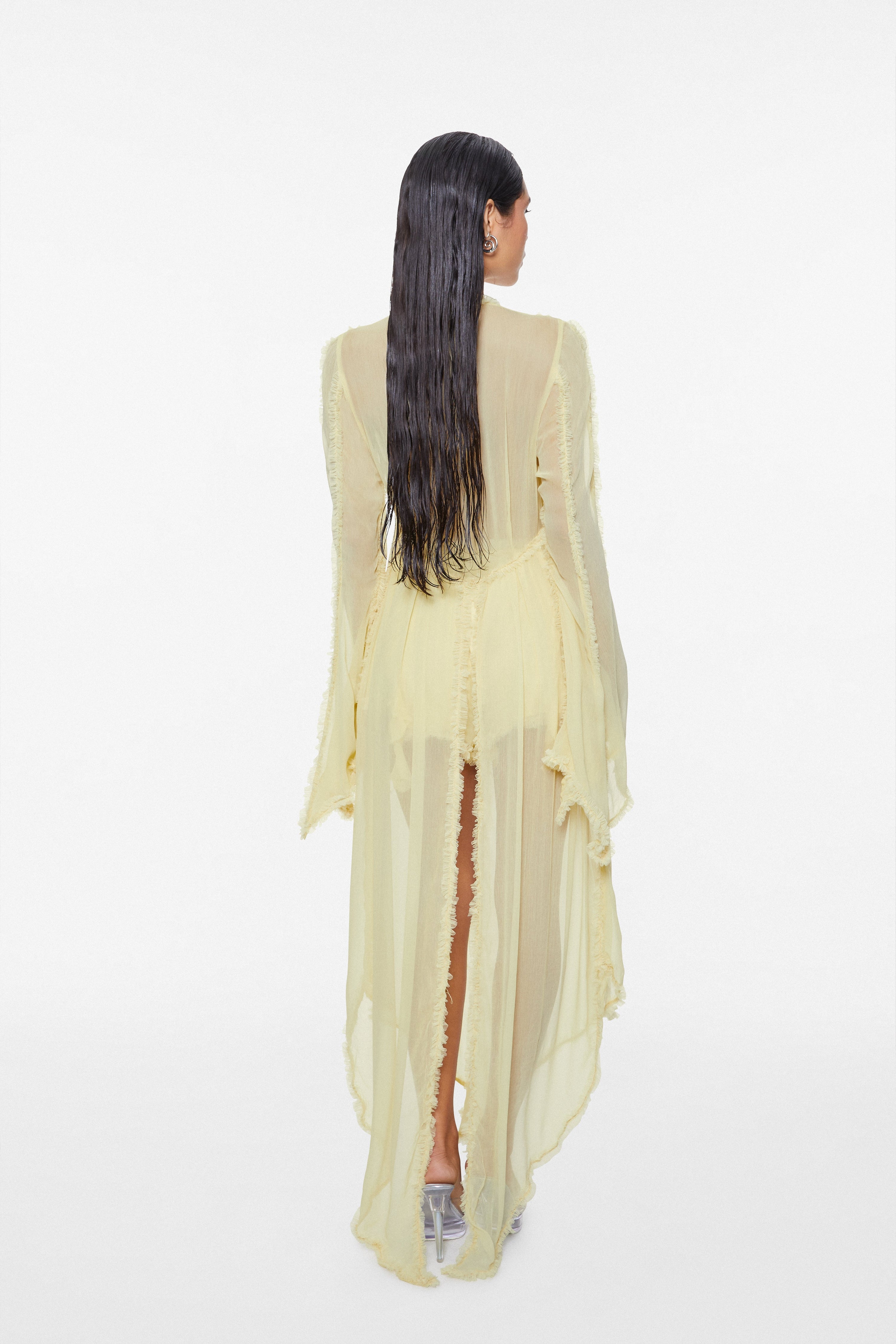 Mistress Chiffon Robe Butter