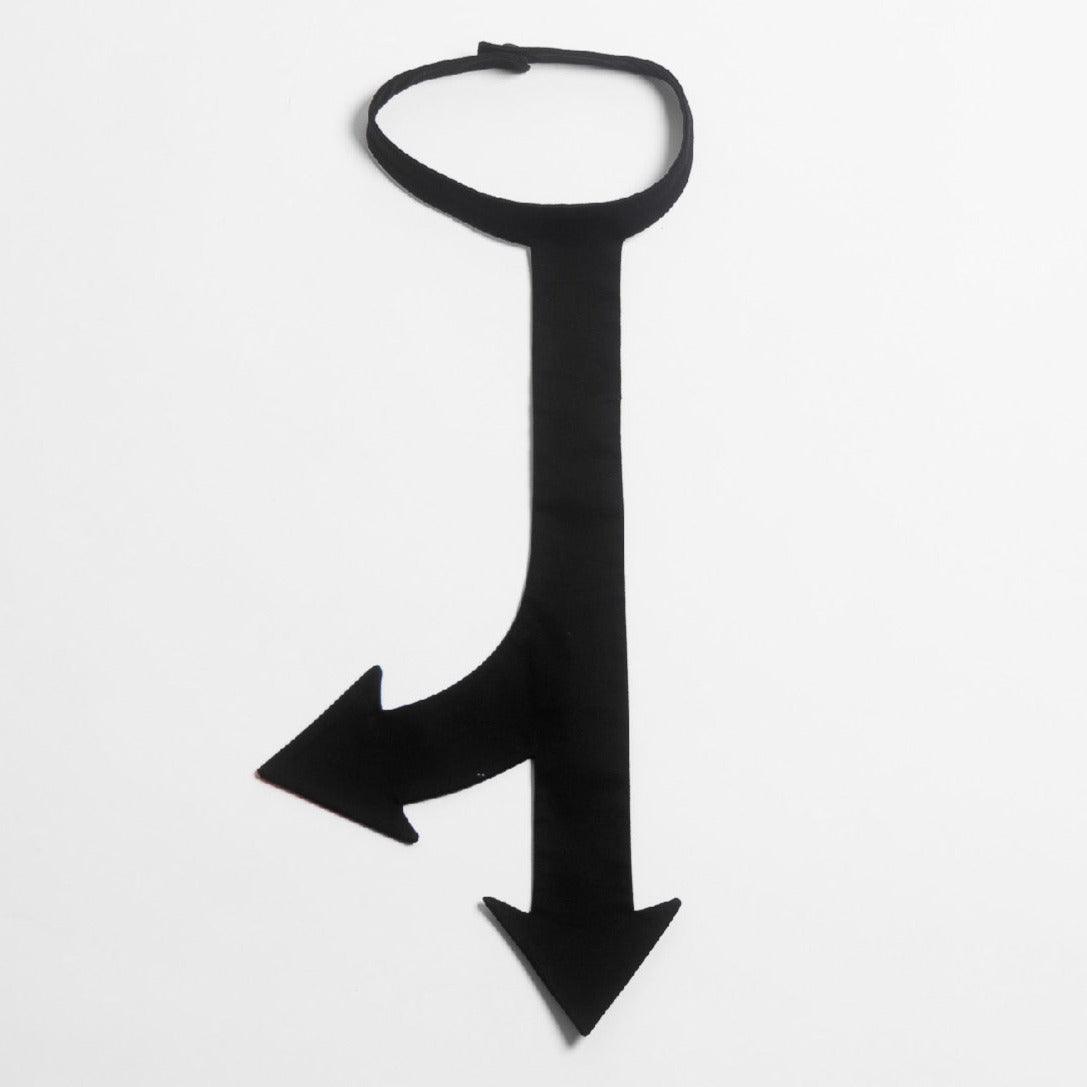 화살표 넥타이 - 오른쪽 또는 직선 