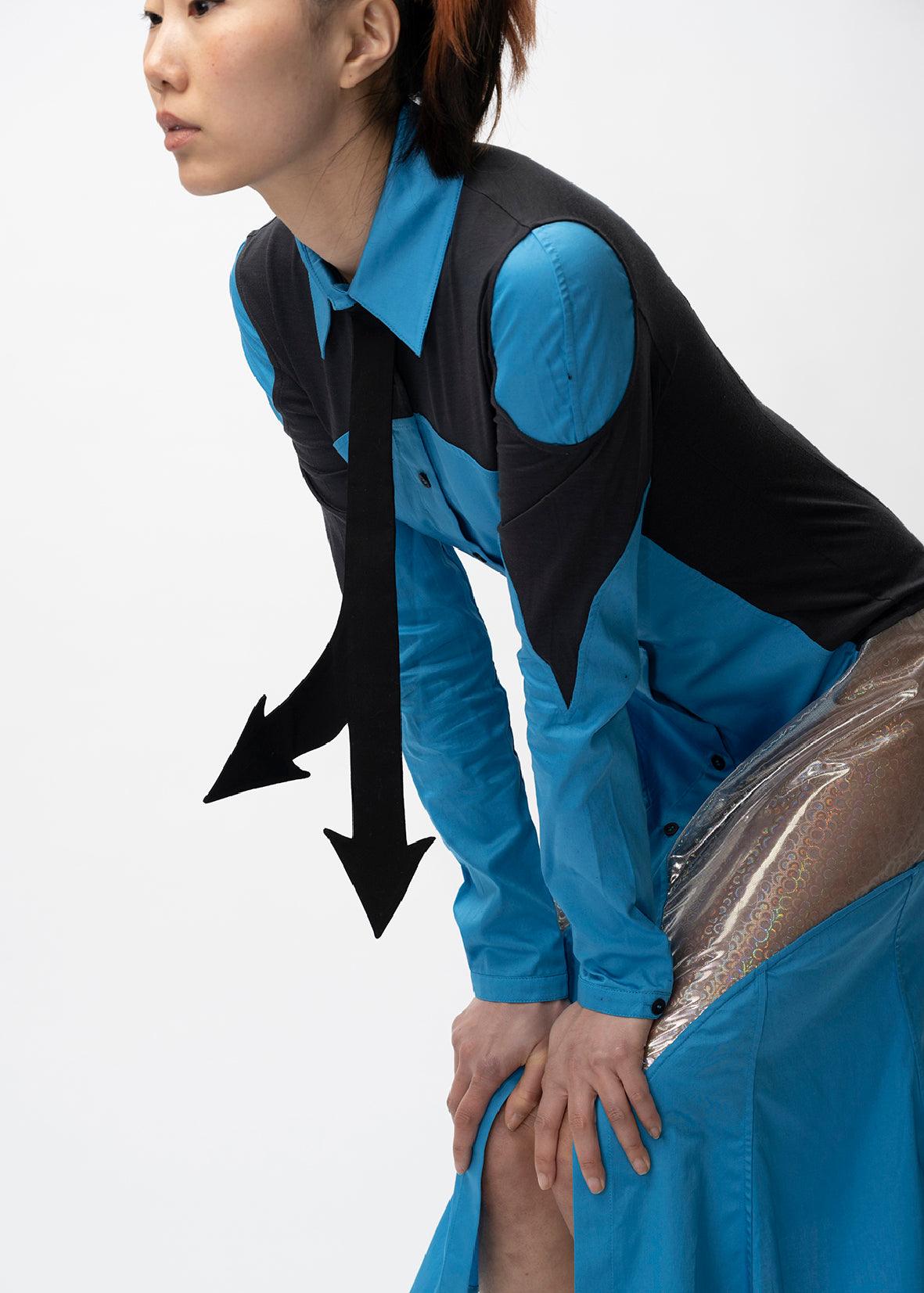 화살표 넥타이 - 오른쪽 또는 직선 