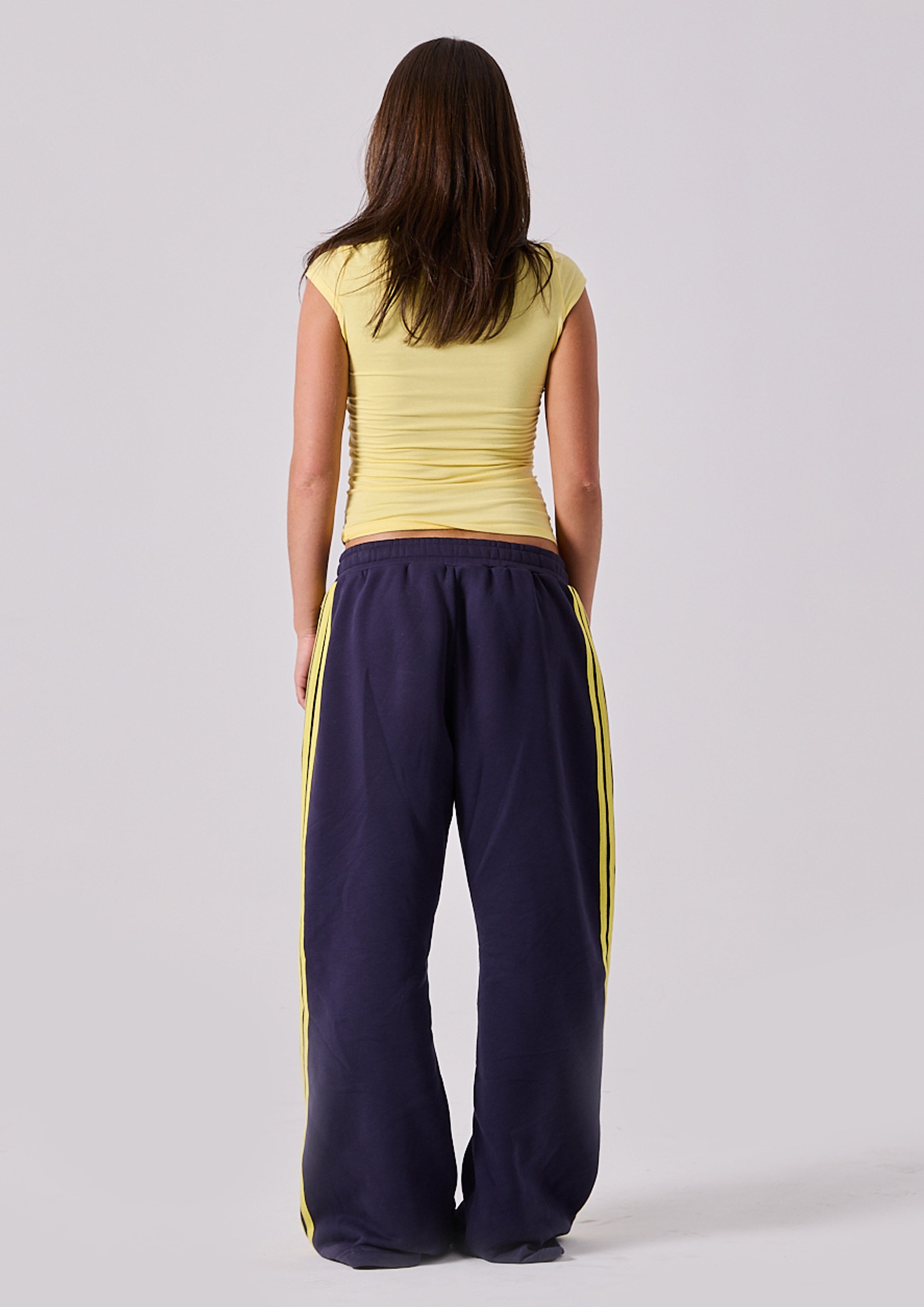 Lola Stripe Track Pant in Ink