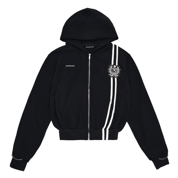 【AAKE】LETTERING PIPING TRACK ZIP-UP Greek Fraternity Track Jacket
